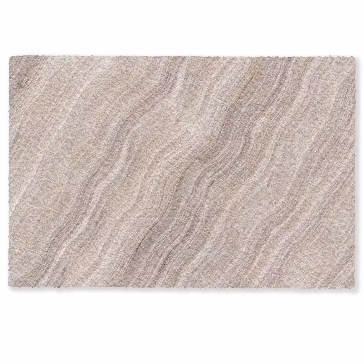 Textuur - Golvend - Abstract - Modern - Beige Deurmat klein -zkaufland3d