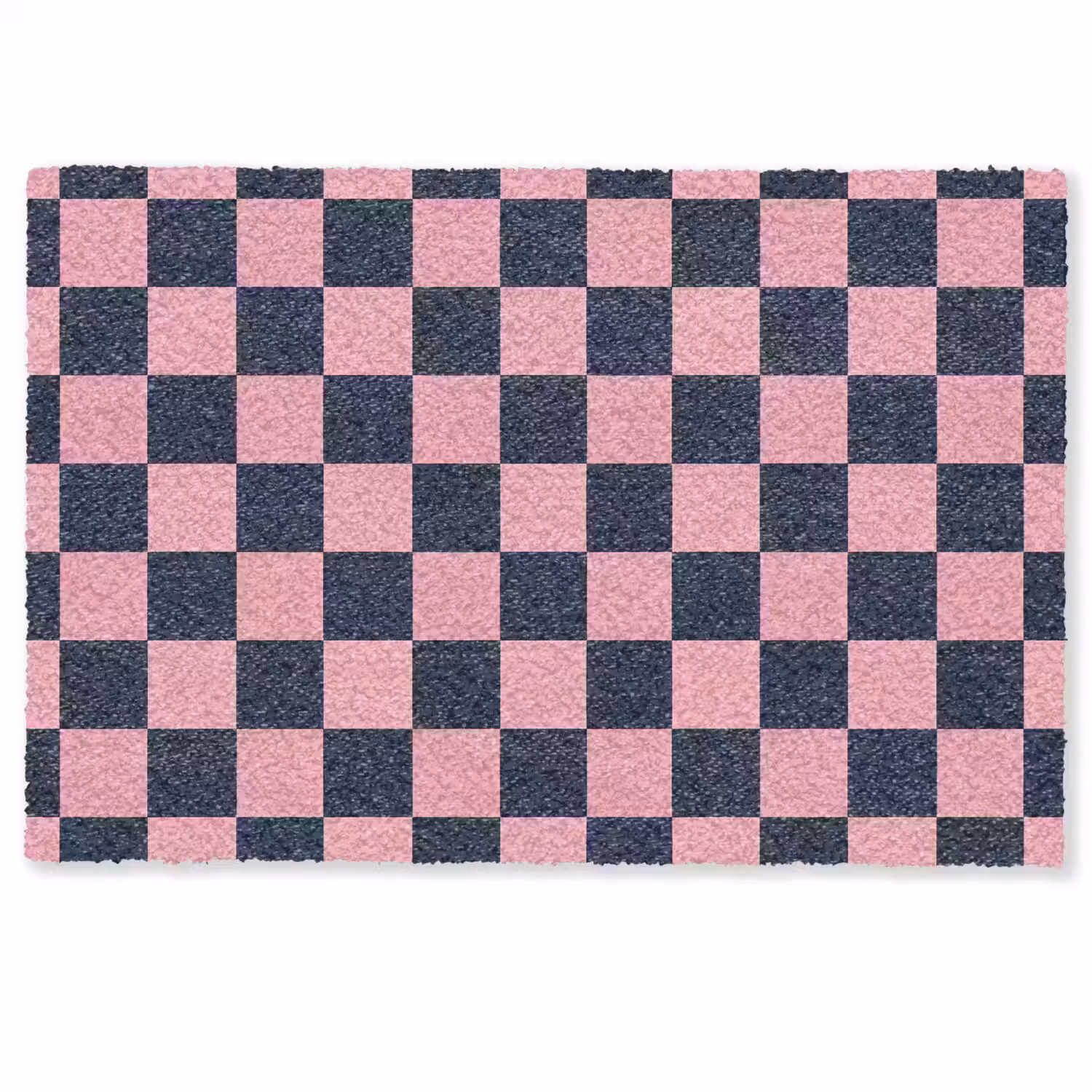 Traditioneel - Patroon - Blauw - Roze Deurmat klein 898 -zkaufland3d