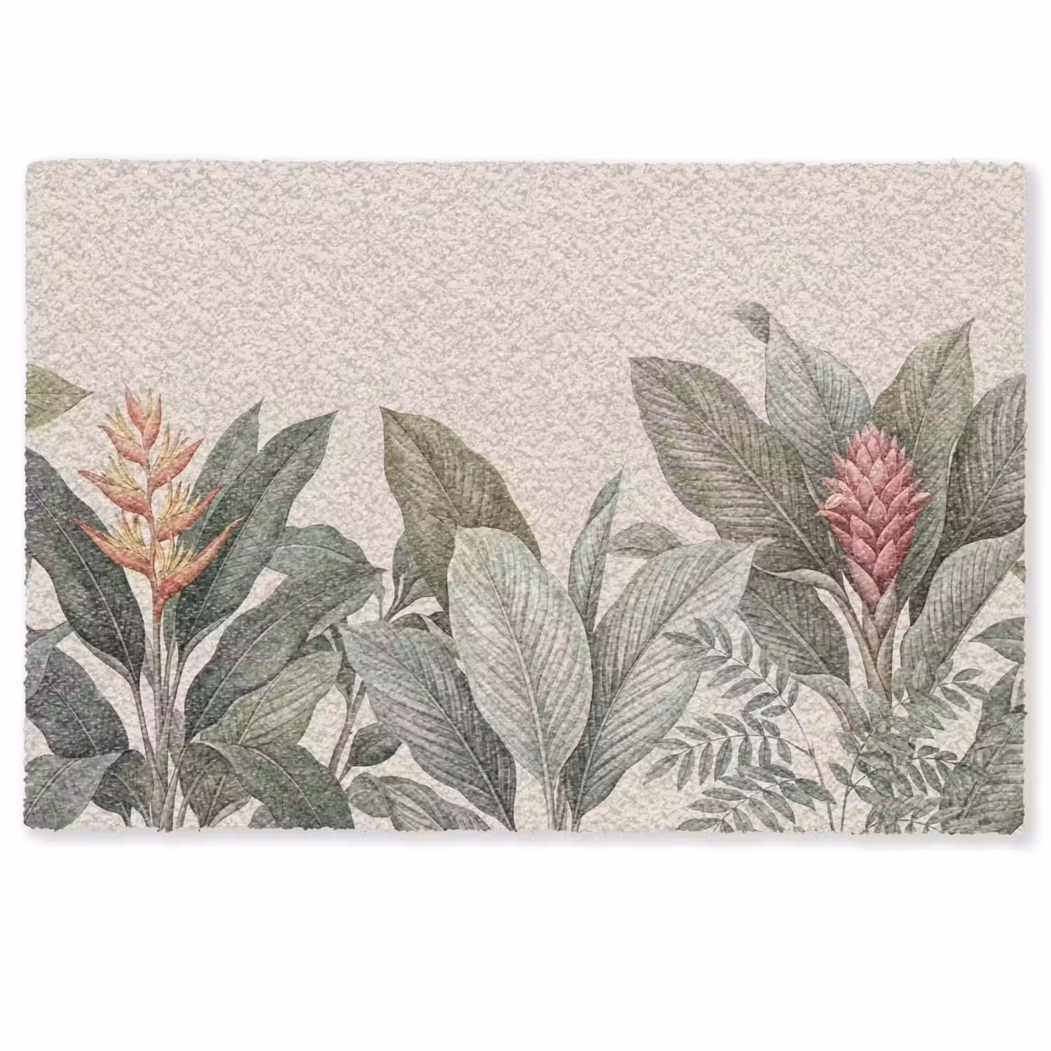 Tropisch - Planten - Modern - Groen Deurmat klein -zkaufland3d