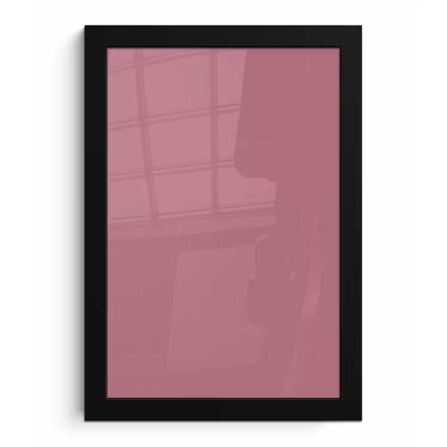 Antique - Mauve - Roze fotolijst zwart zonder passe partout klein 224 -3d