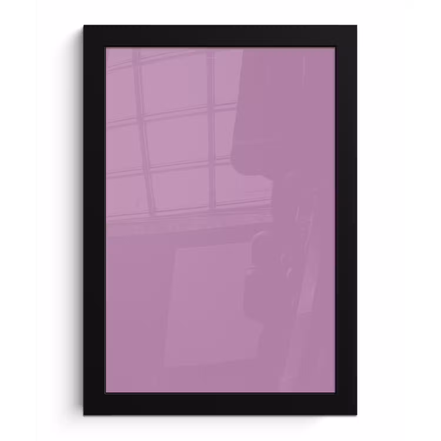 Antique - Orchid - Paars fotolijst zwart zonder passe partout klein 224 -3d