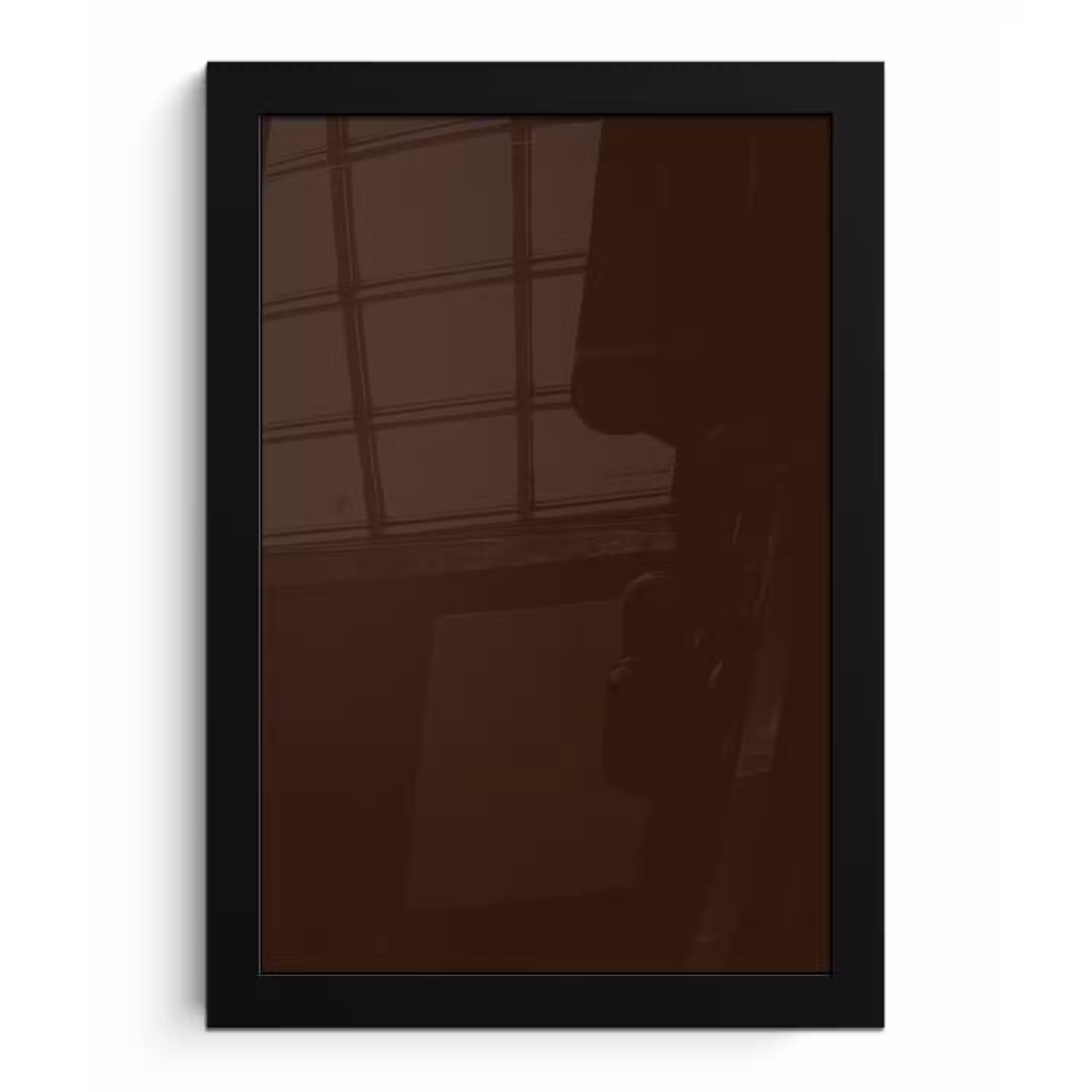 Dark - Chocolate - Bruin fotolijst zwart zonder passe partout klein 224 -3d