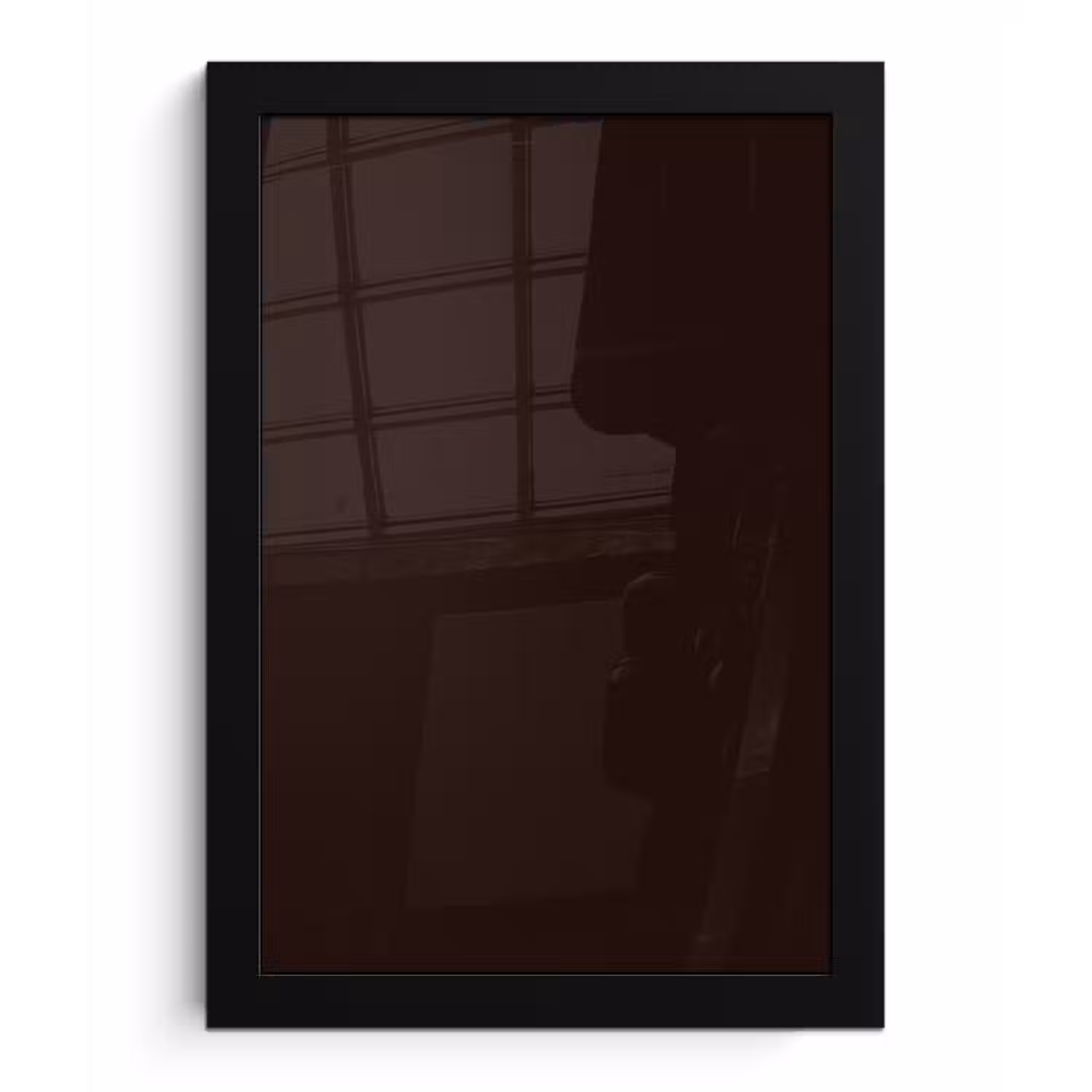 Deep - Obsidian - Bruin fotolijst zwart zonder passe partout klein 224 -3d