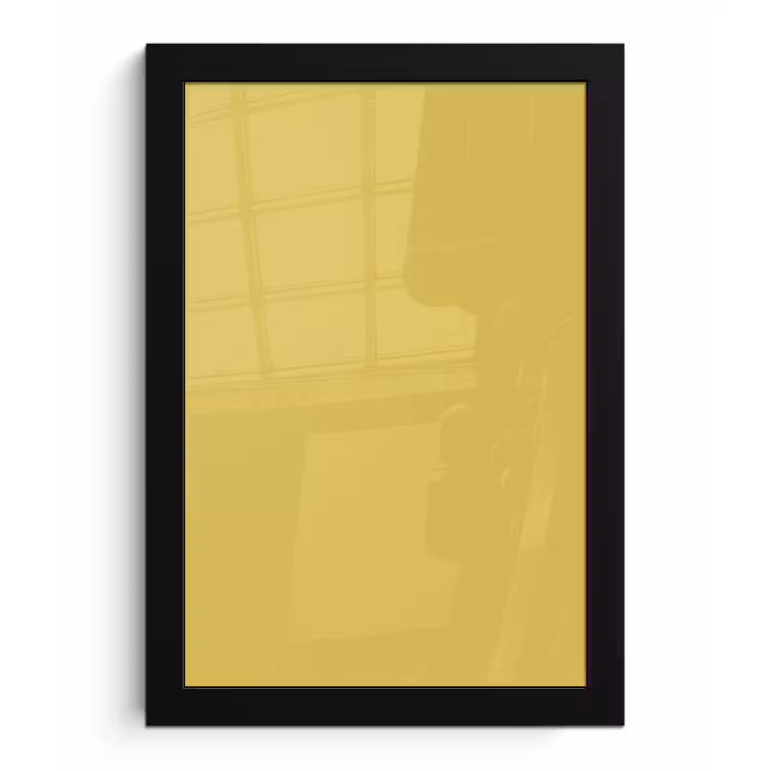 Golden - Victory - Geel fotolijst zwart zonder passe partout klein 224 -3d