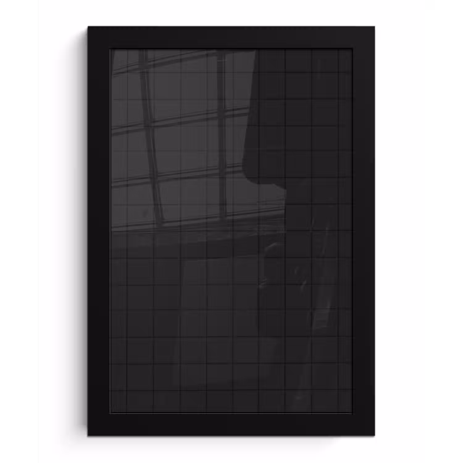 Tegels - Patroon - Mat - Zwart fotolijst zwart zonder passe partout klein 224 -3d