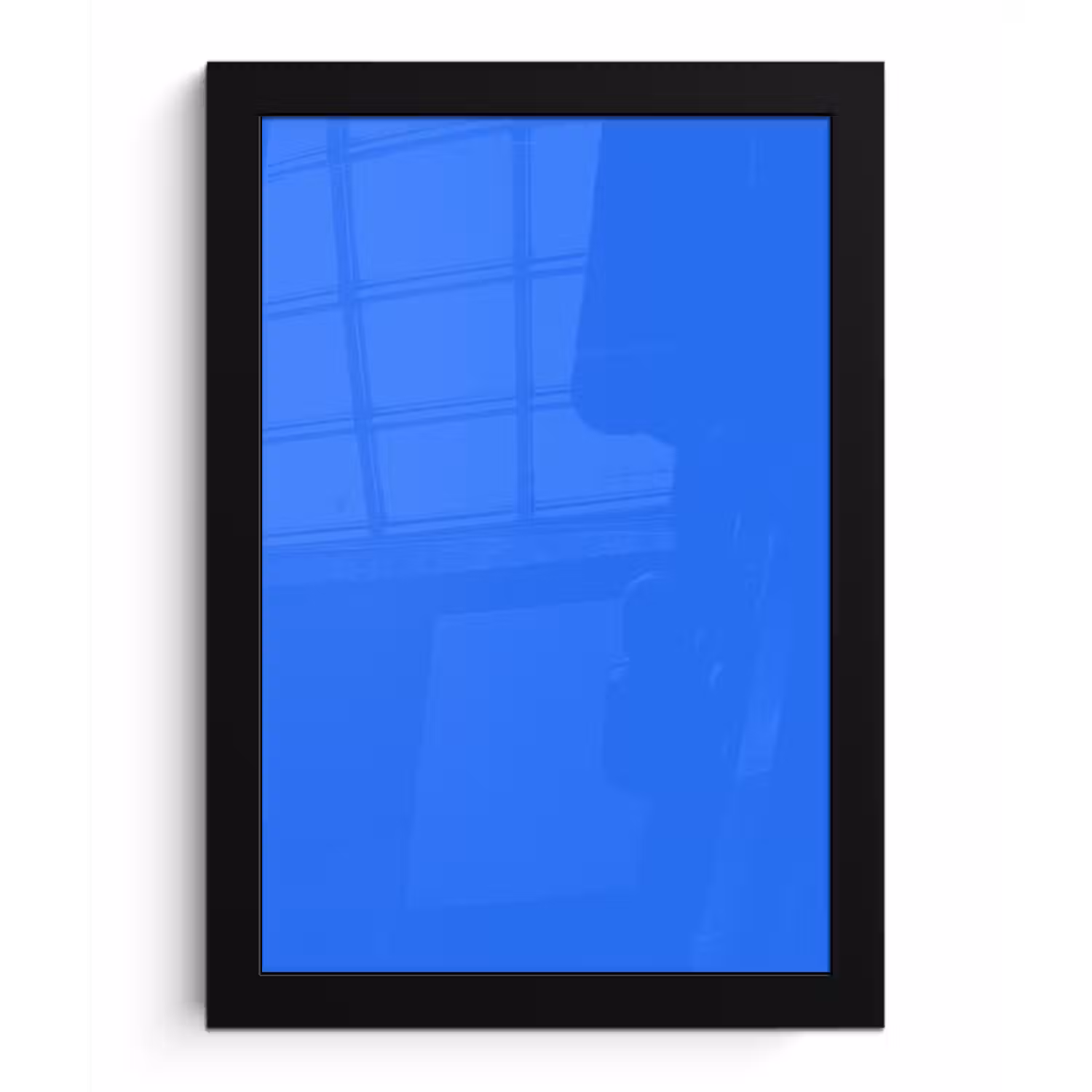 Vivid - Cobalt - Blauw fotolijst zwart zonder passe partout klein 224 -3d