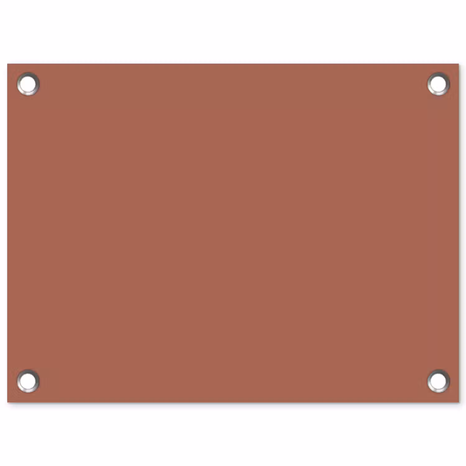 Baked - Earth - Oranje tuinposter los doek klein 239 -3d