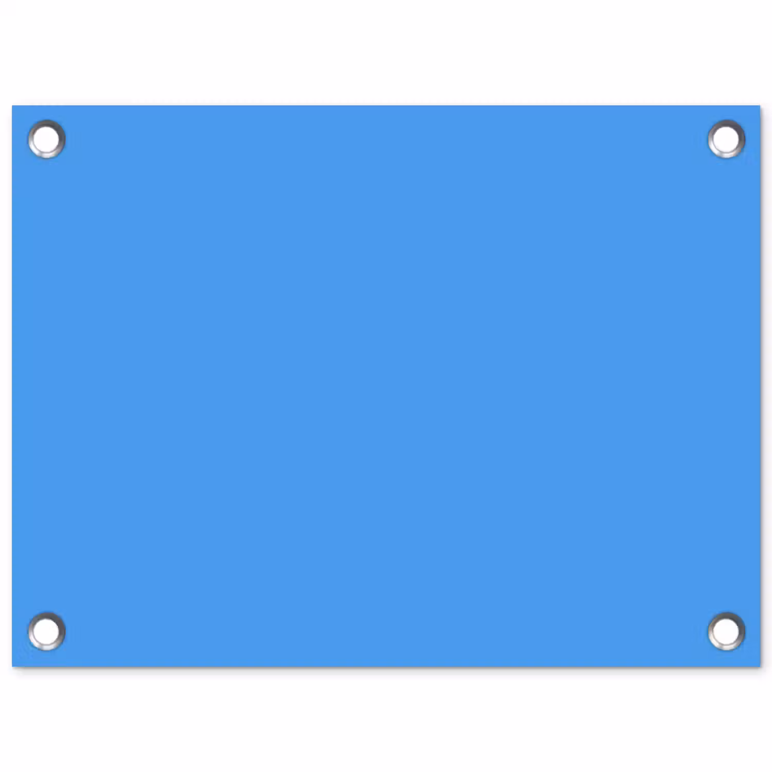 Bright - Azure - Blauw tuinposter los doek klein 239 -3d
