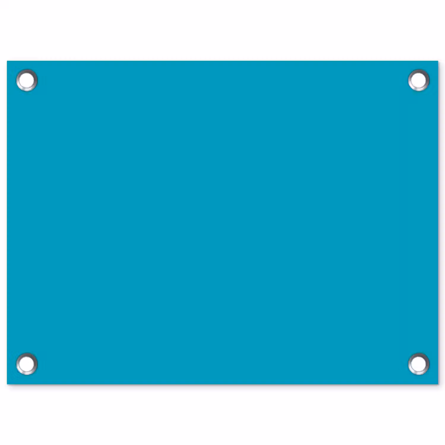 Deep - Turquoise - Turkoois tuinposter los doek klein 239 -3d