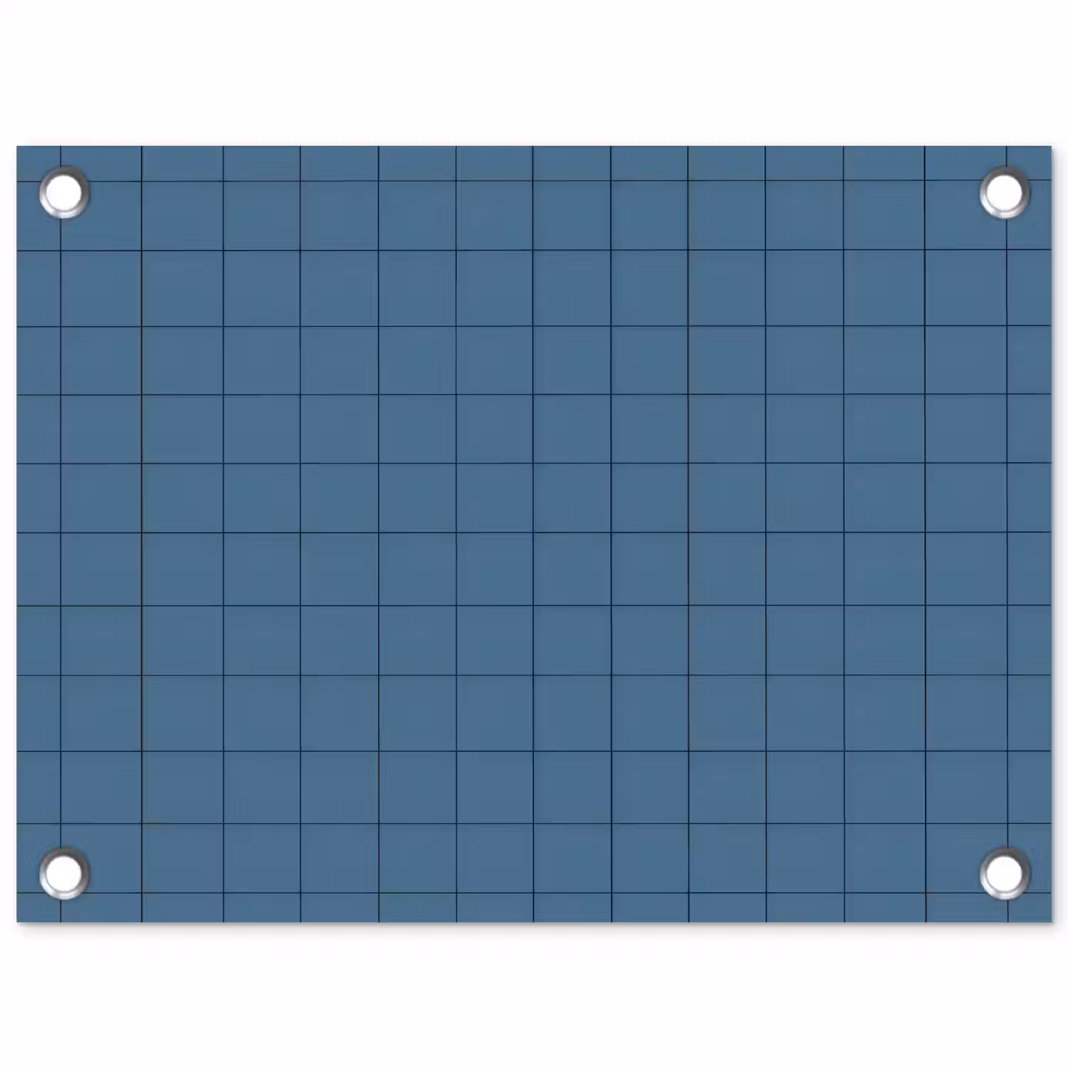 Ruiten - Geometrisch - Blauw tuinposter los doek klein 239 -3d