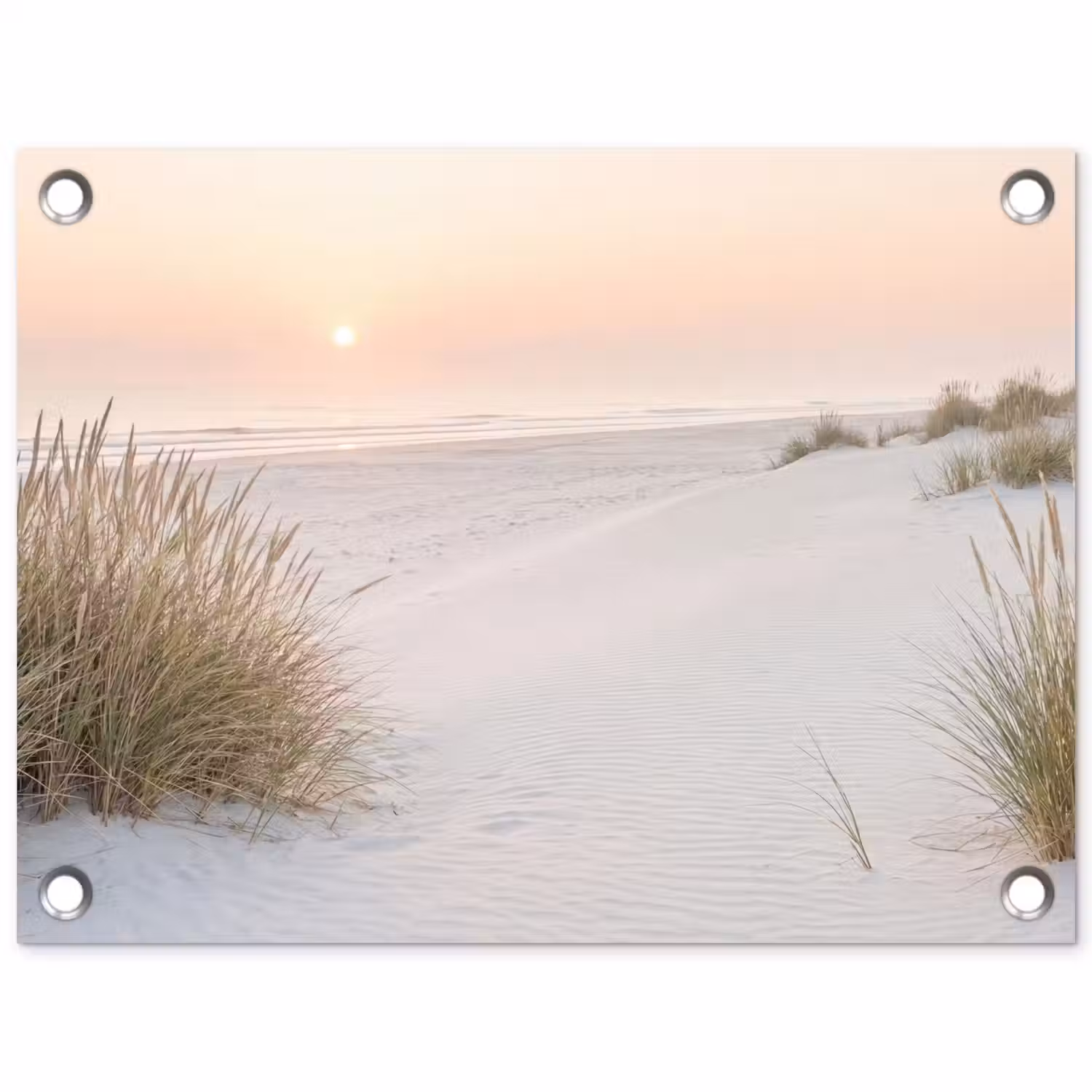 Horizon - Duinlandschap - Zand tuinposter los doek klein -3d