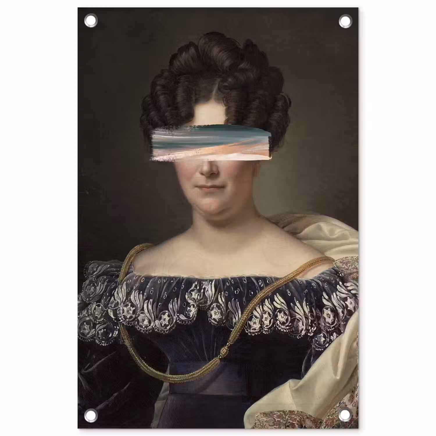 Johanna Henriette Engelen - Dubois Drahonet - Pastel tuinposter los doek klein -3d