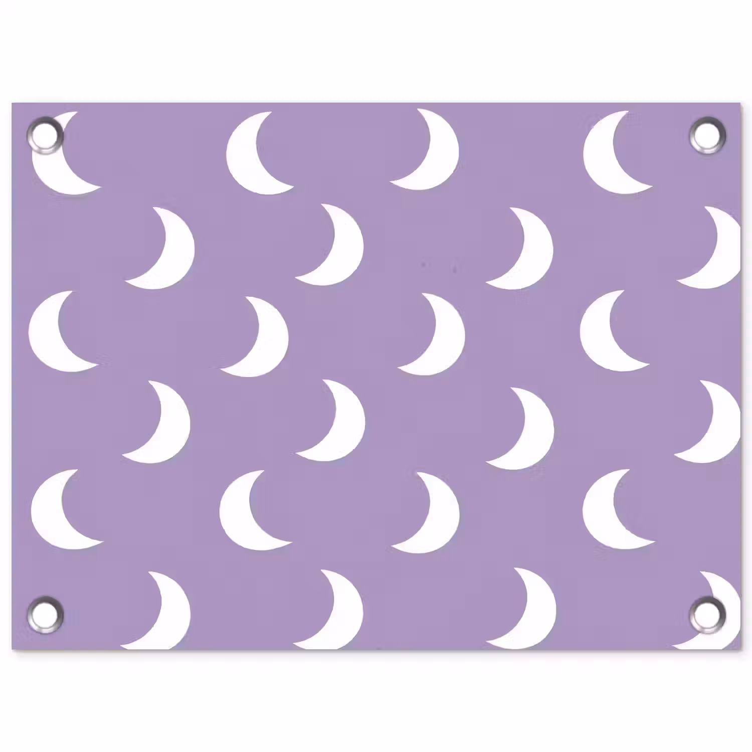 Manen - Patroon - Paars tuinposter los doek klein 239 -3d