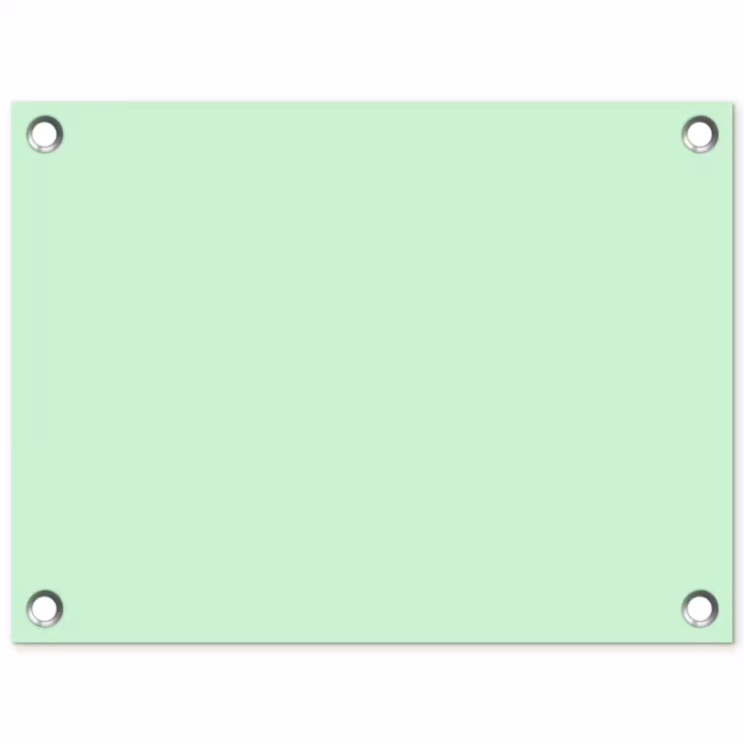 Pale - Mint - Groen tuinposter los doek klein 239 -3d