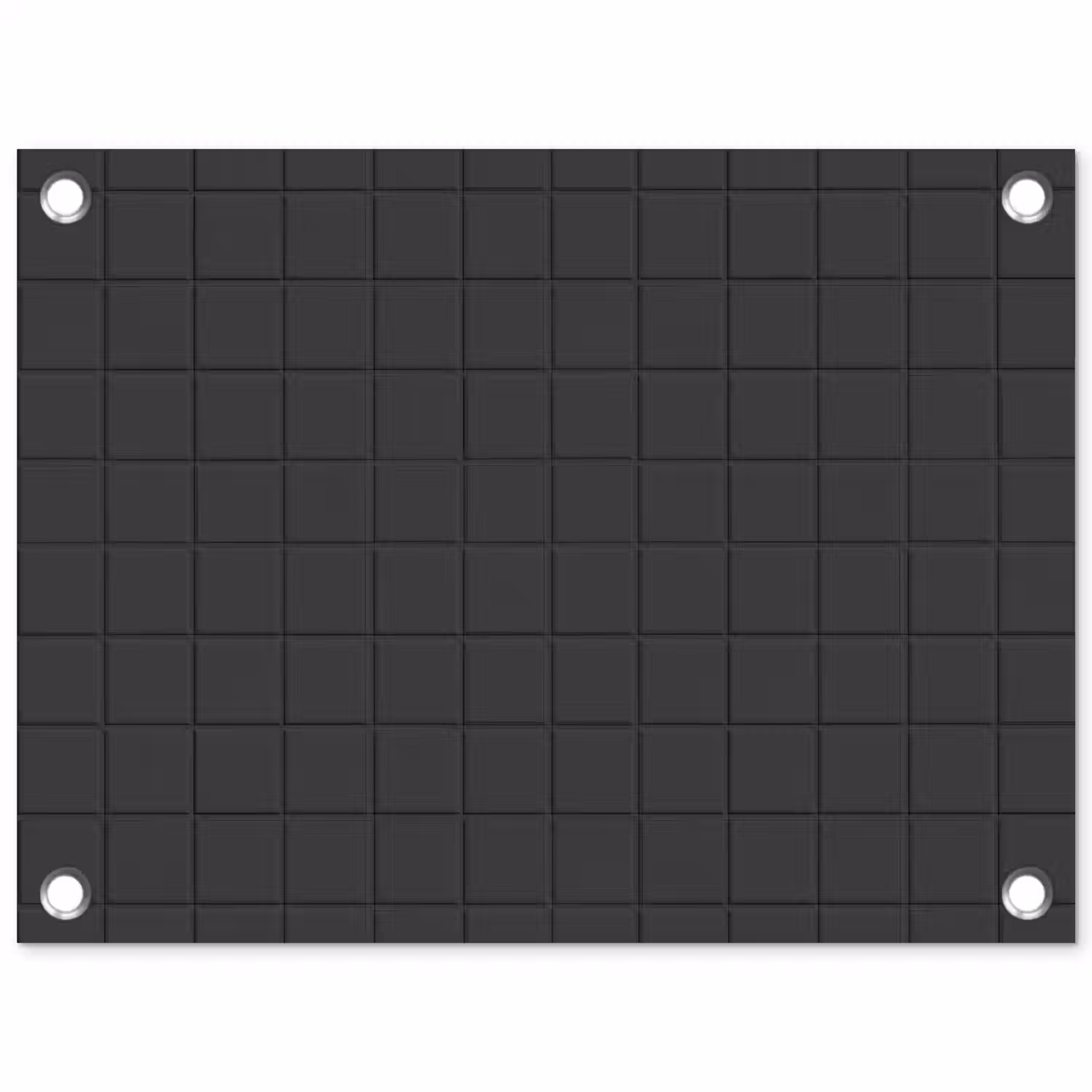 Patroon - Tegel - Antraciet tuinposter los doek klein 239 -3d