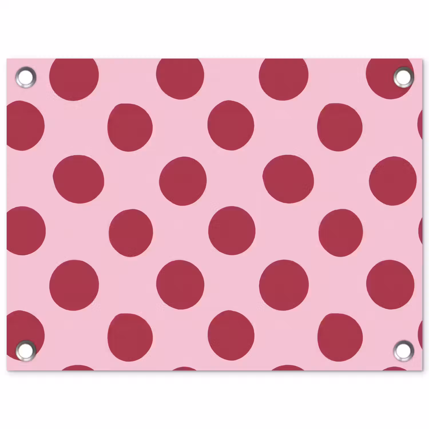 Stippen - Patroon - Bordeaux tuinposter los doek klein 239 -3d