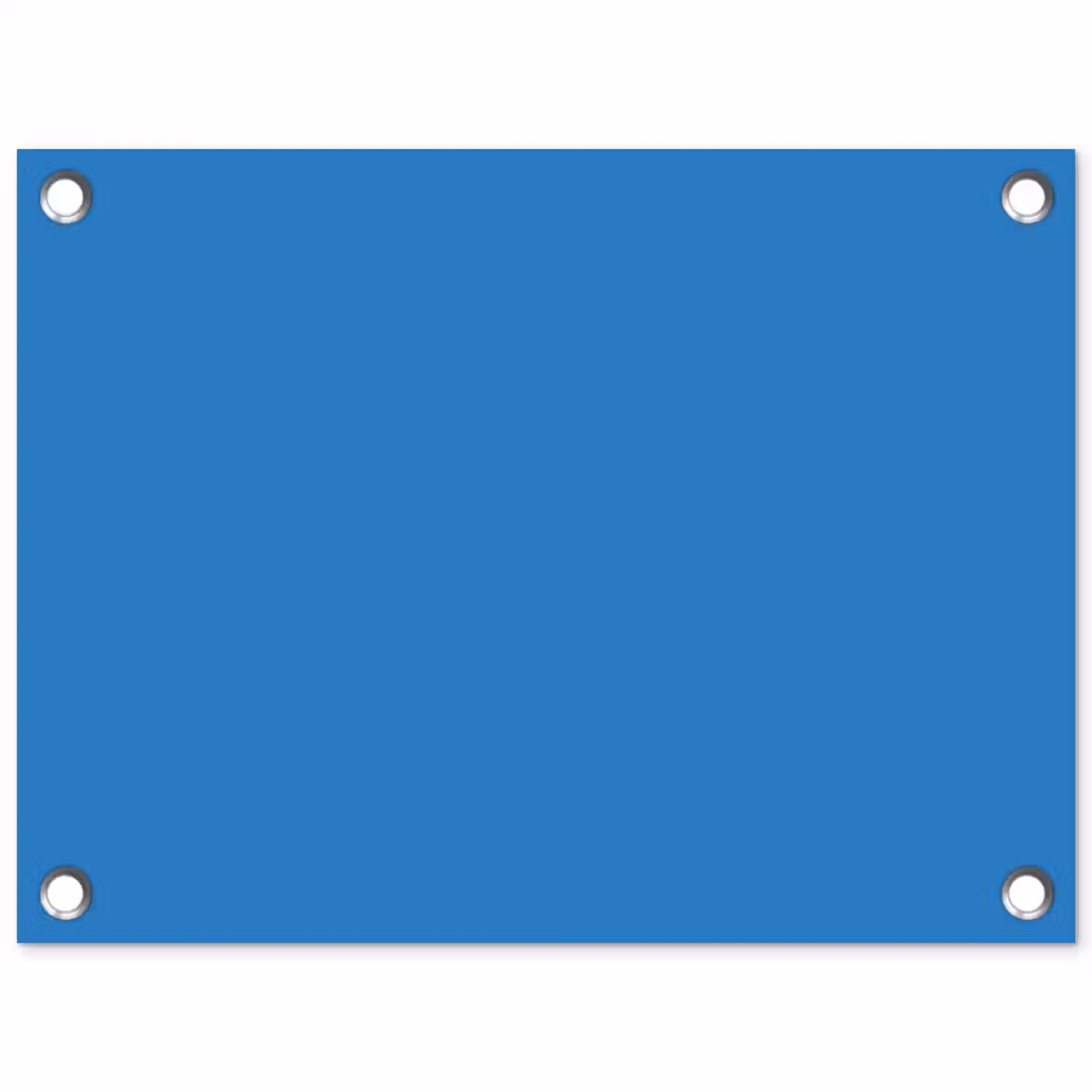 Royal - Blue - Blauw tuinposter los doek klein 239 -3d