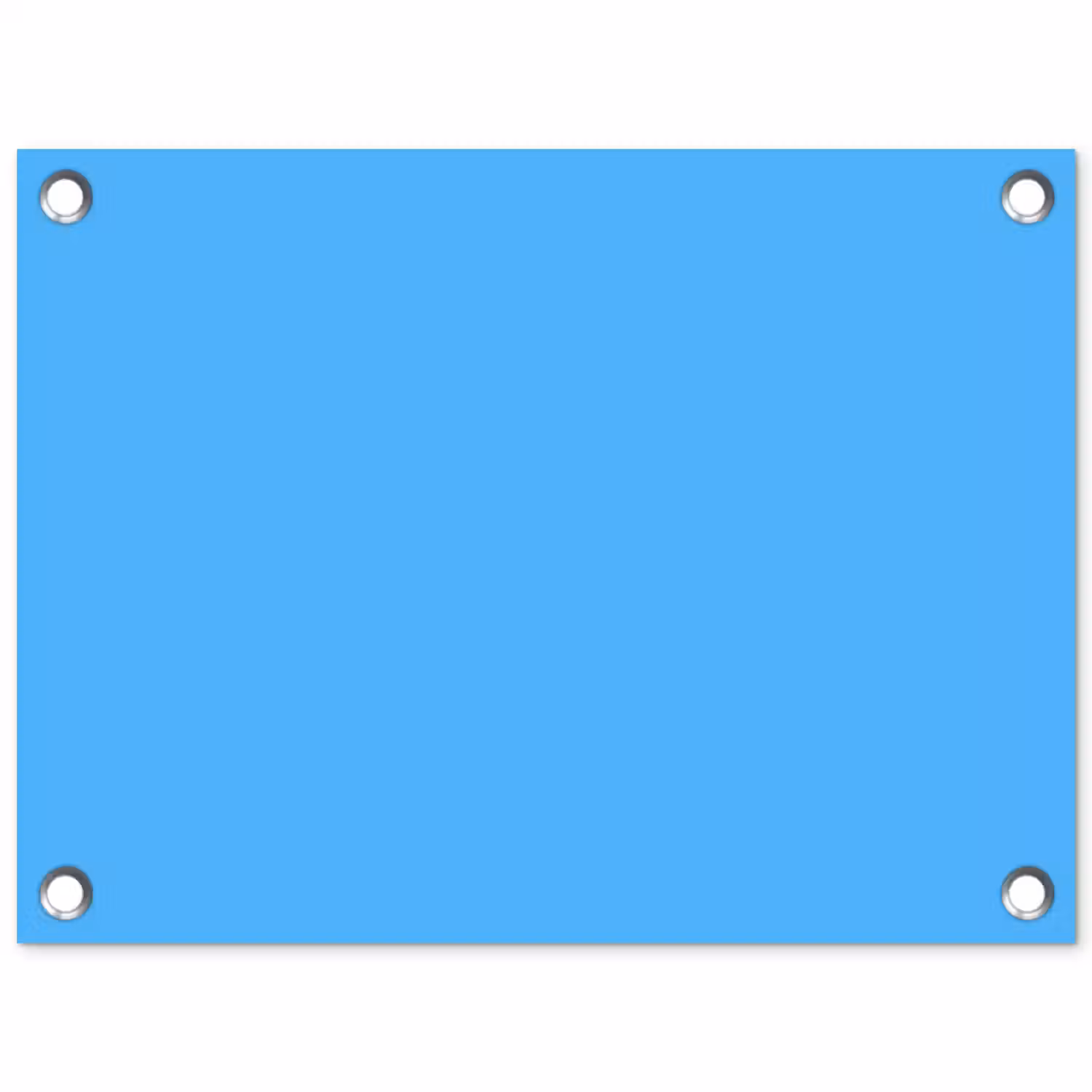 Sky - Blue - Blauw tuinposter los doek klein 239 -3d