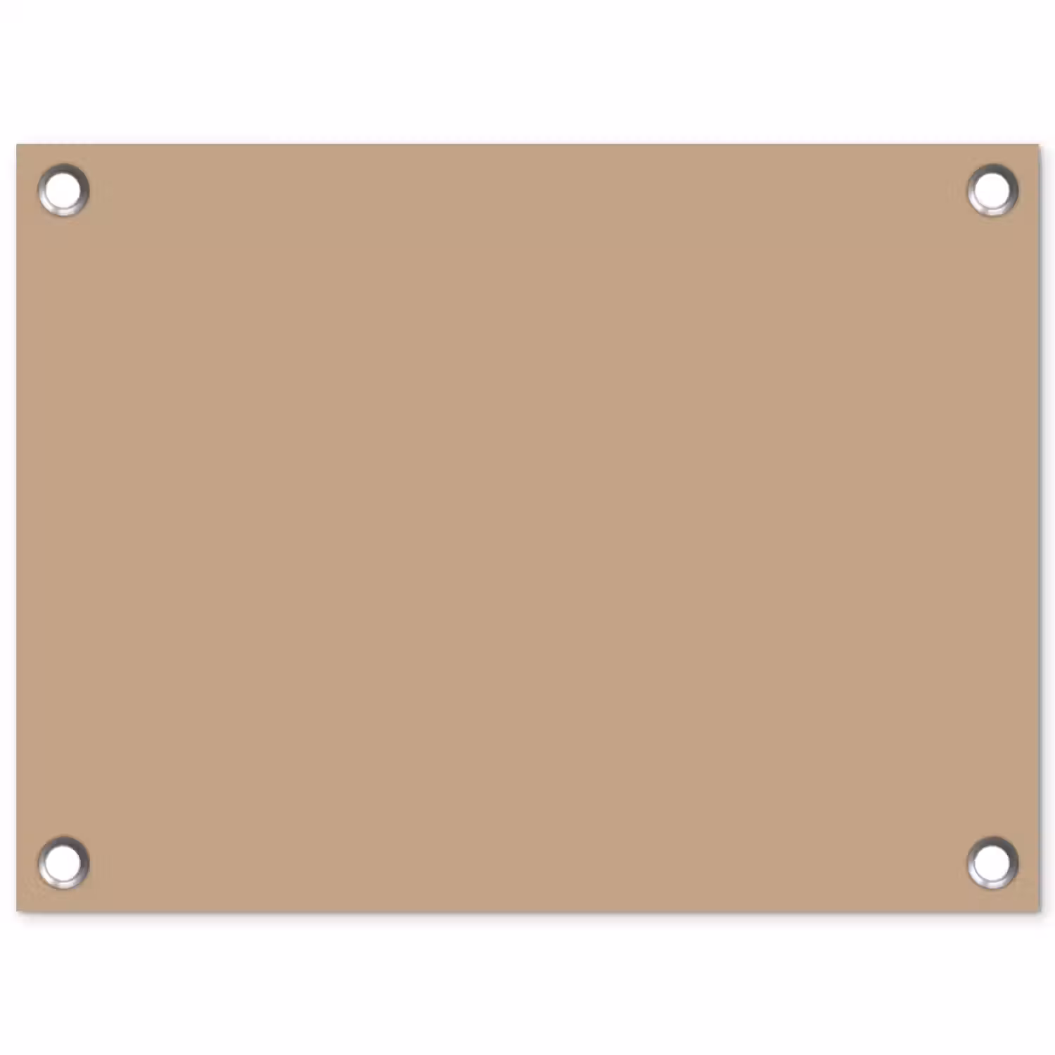 Soft - Taupe - Bruin tuinposter los doek klein 239 -3d