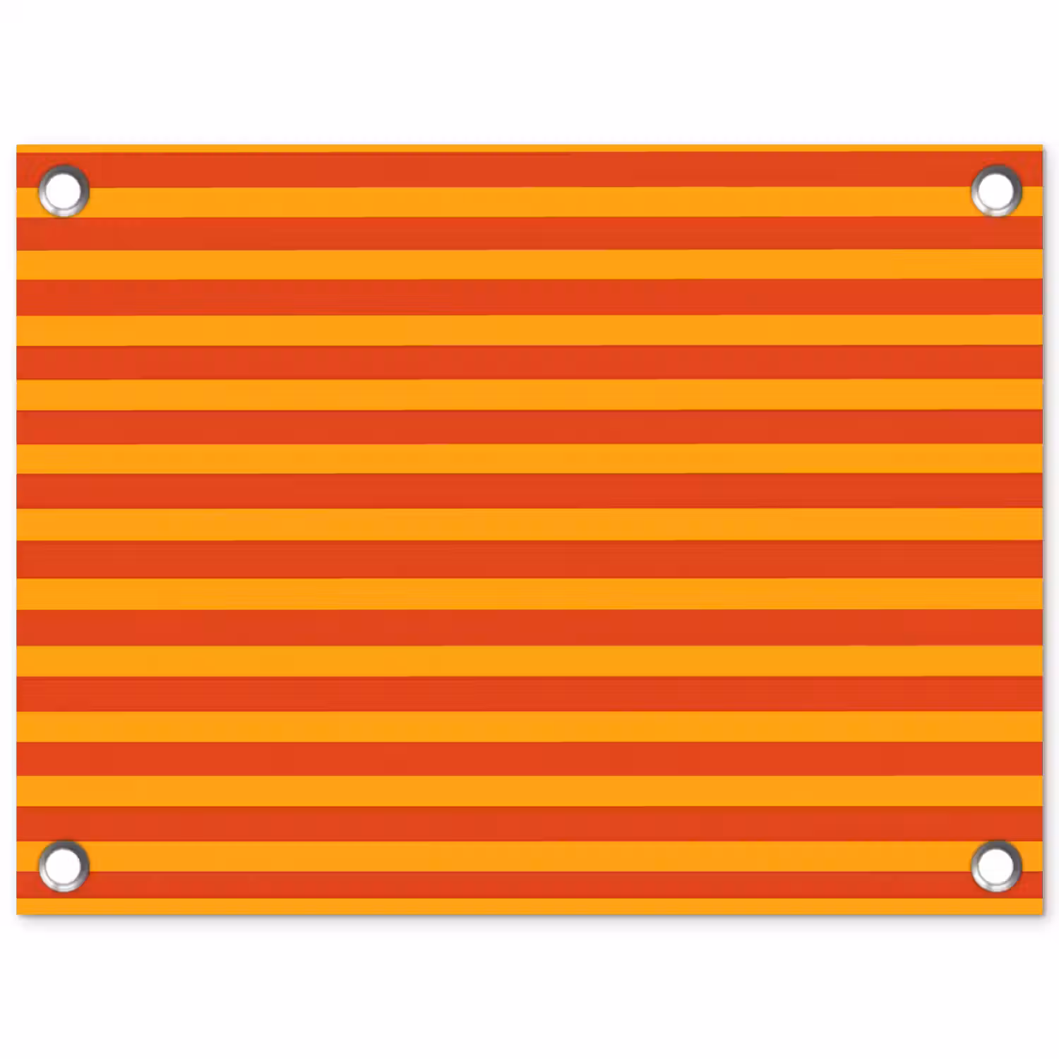 Strepen - Patroon - Oranje tuinposter los doek klein 239 -3d