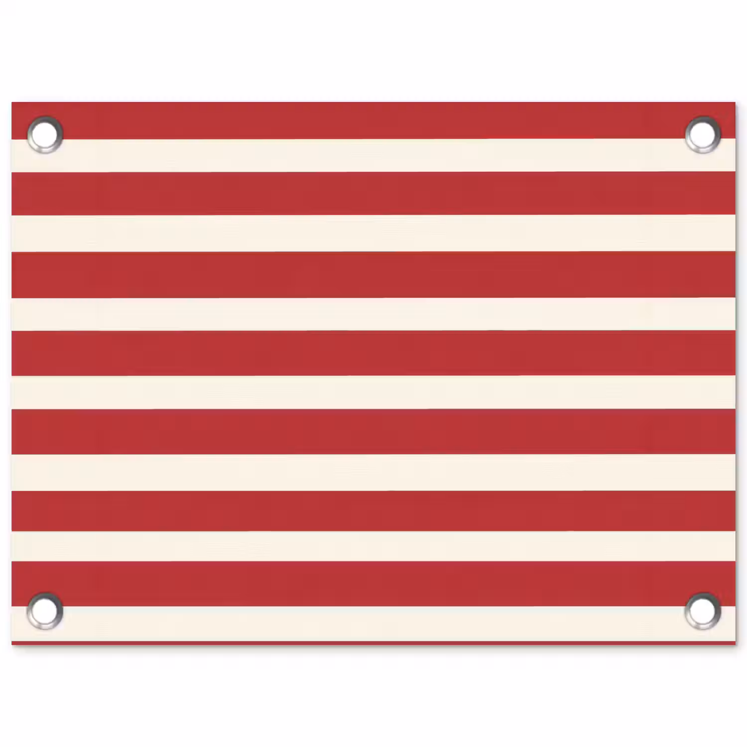 Strepen - Patroon - Rood tuinposter los doek klein 239 -3d