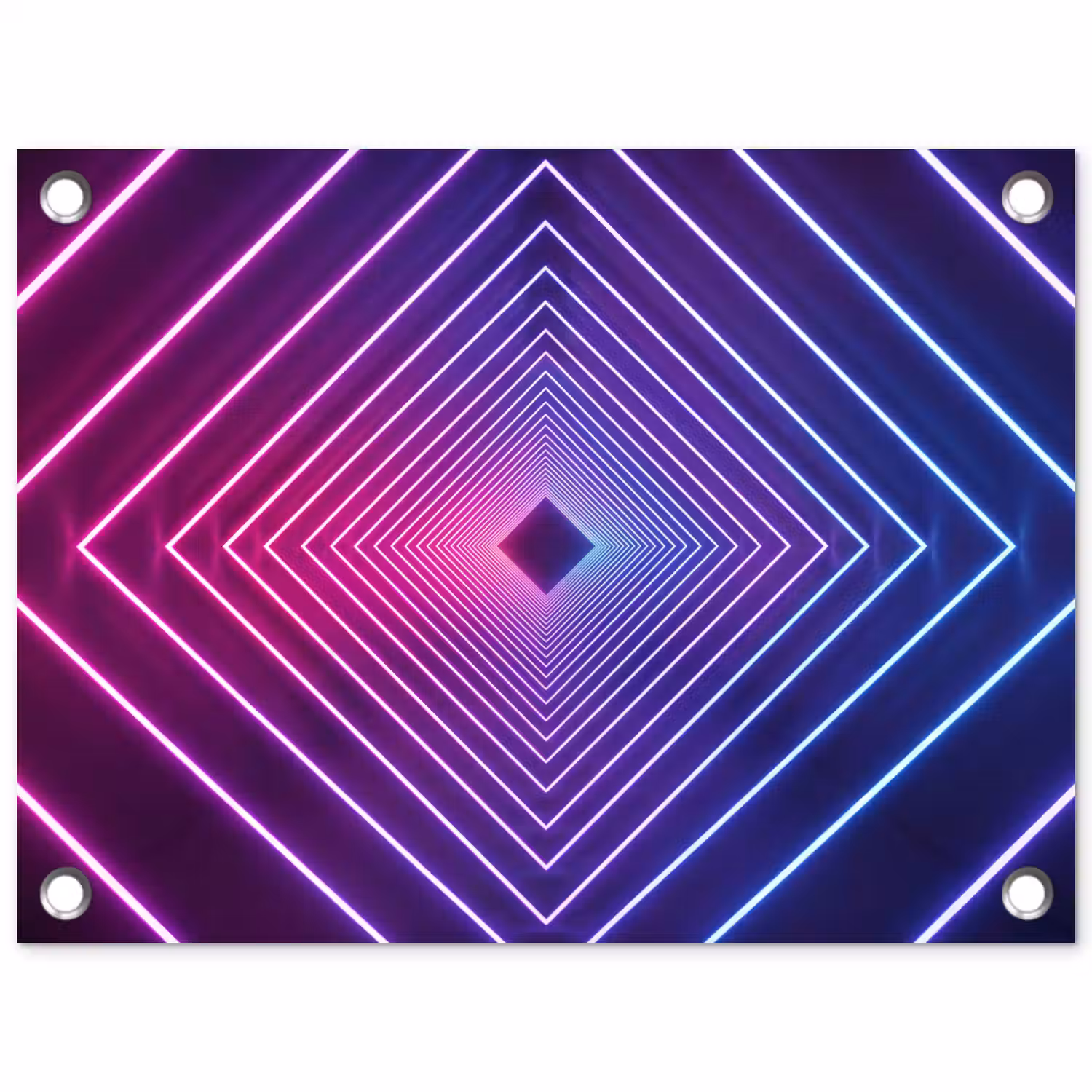 Driedimensionaal - Tunnel - Ruimte tuinposter los doek klein -3d