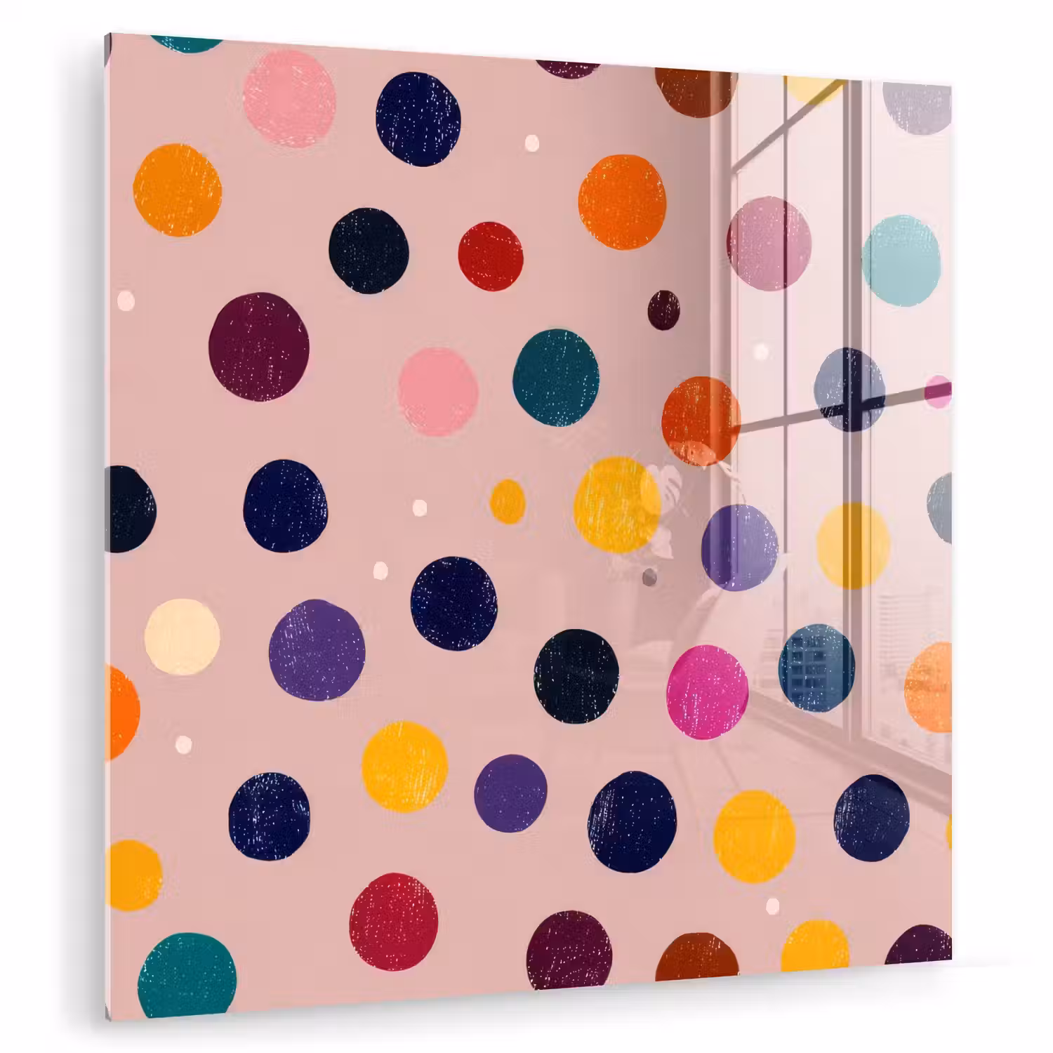 Cirkels - Patroon - Kleurrijk plexiglas 5mm klein 11 -zzzproduct_nieuw