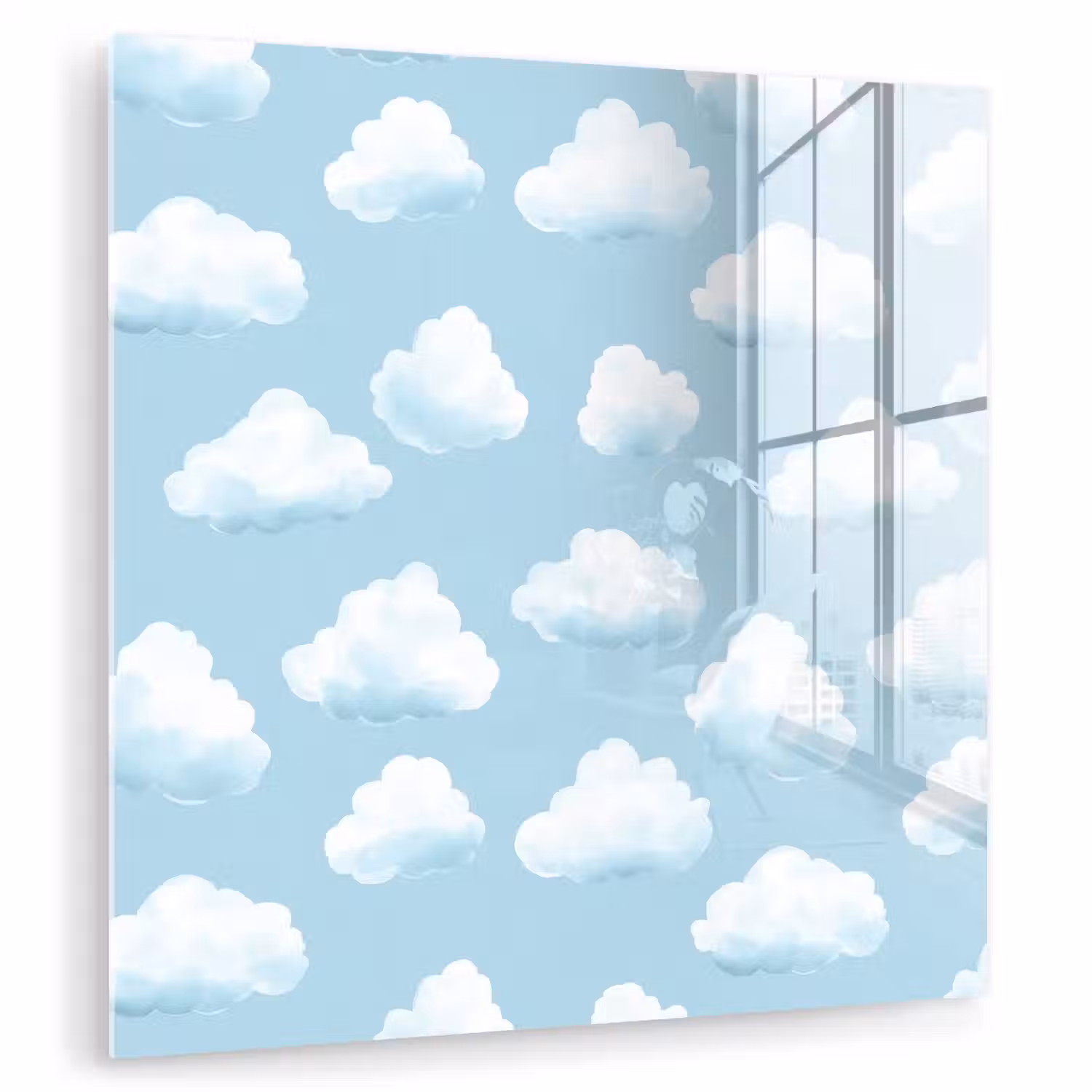 Wolken - Illustratie - Blauw plexiglas 5mm klein 11 -zzzproduct_nieuw