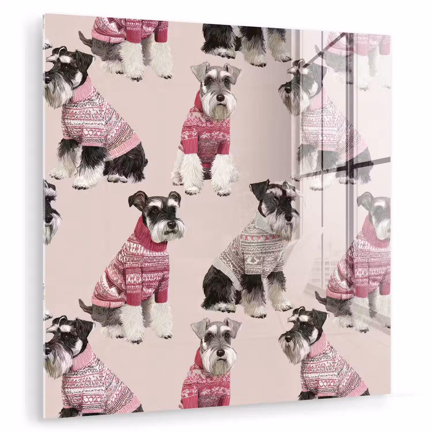 Honden - Truien - Rood plexiglas 5mm klein 11 -zzzproduct_nieuw