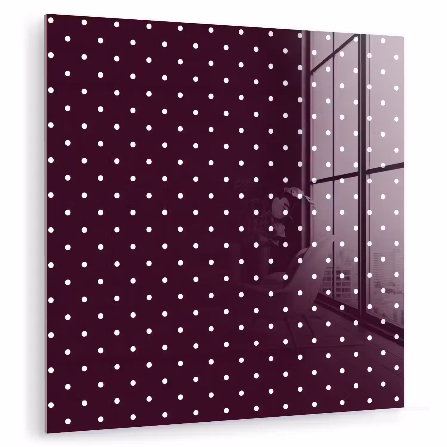 Stippen - Modern - Paars plexiglas 5mm klein 11 -zzzproduct_nieuw