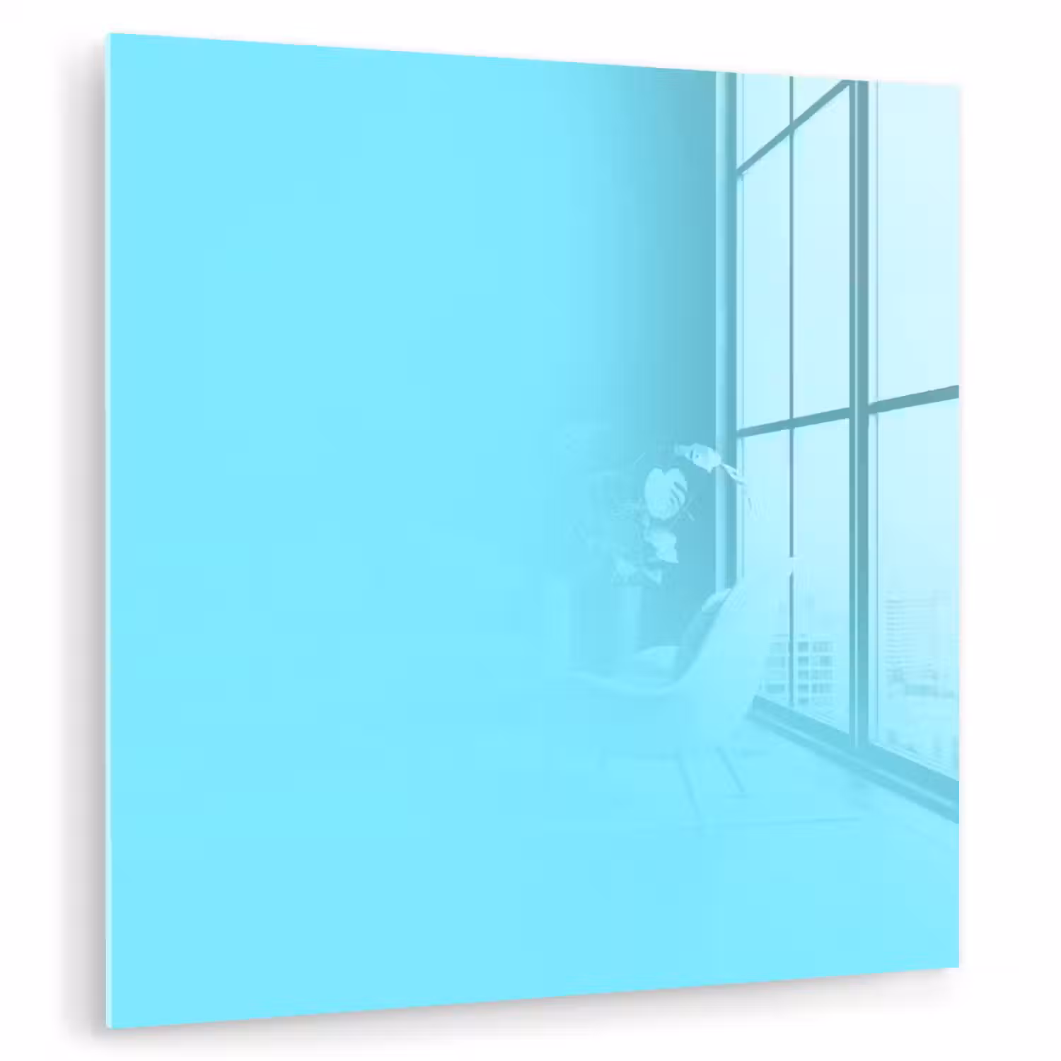 Electric - Cyan - Blauw plexiglas 5mm klein 11 -zzzproduct_nieuw