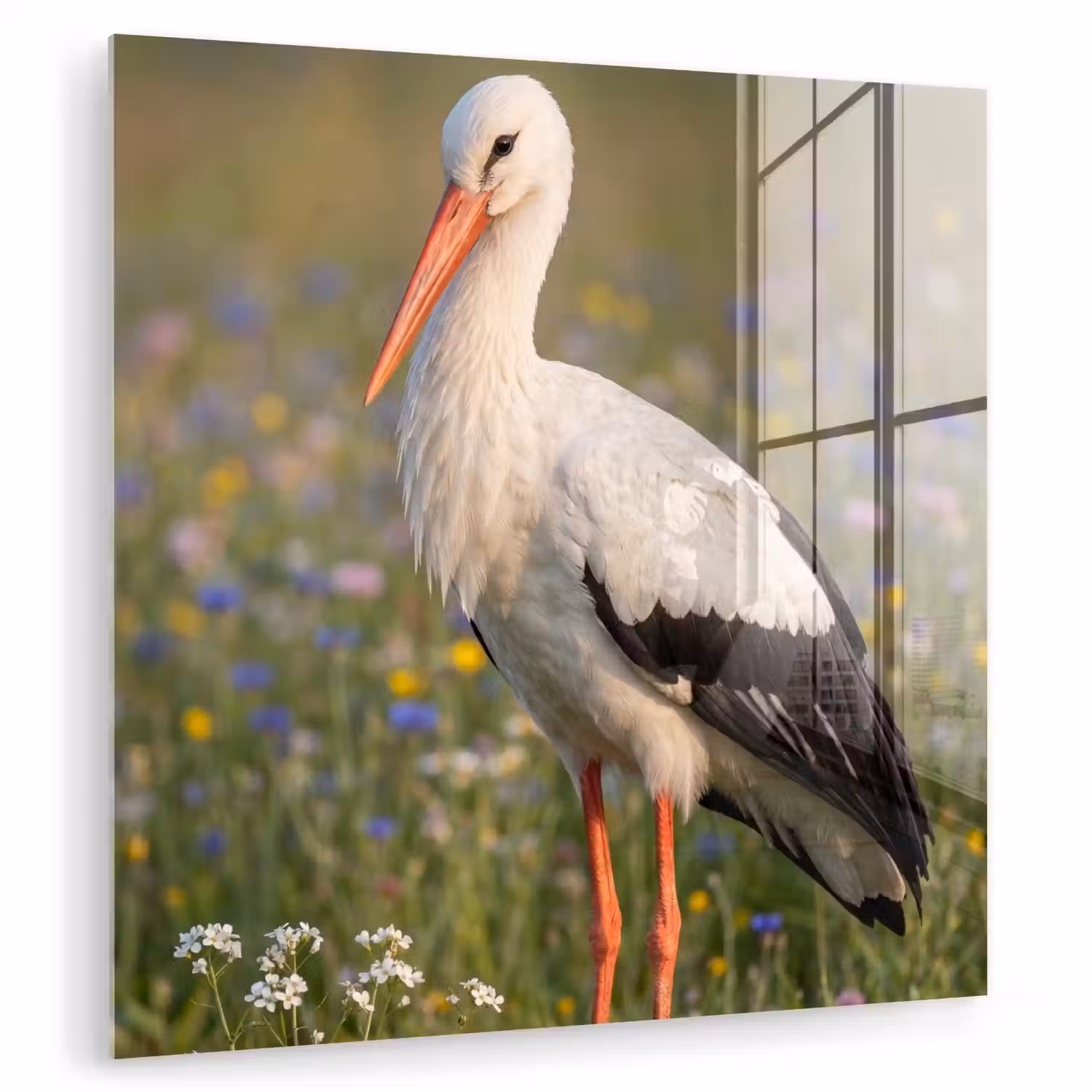 Ooienvaar - Bloemen - Weide - Kleurrijk plexiglas 5mm klein -zzzproduct_nieuw