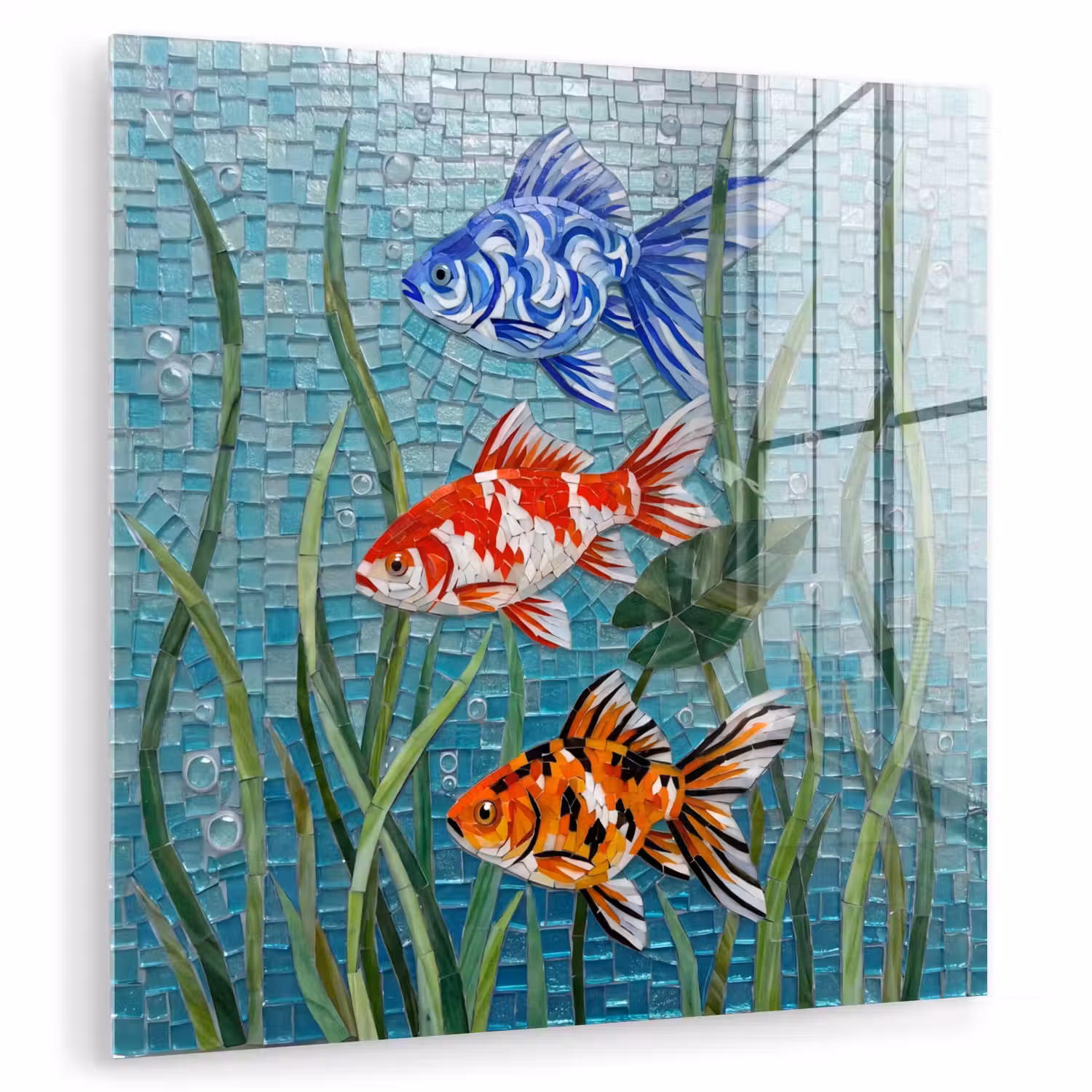 Vis - Mozaïek - Onderwater - Kleurrijk - Dieren plexiglas 5mm klein -zzzproduct_nieuw