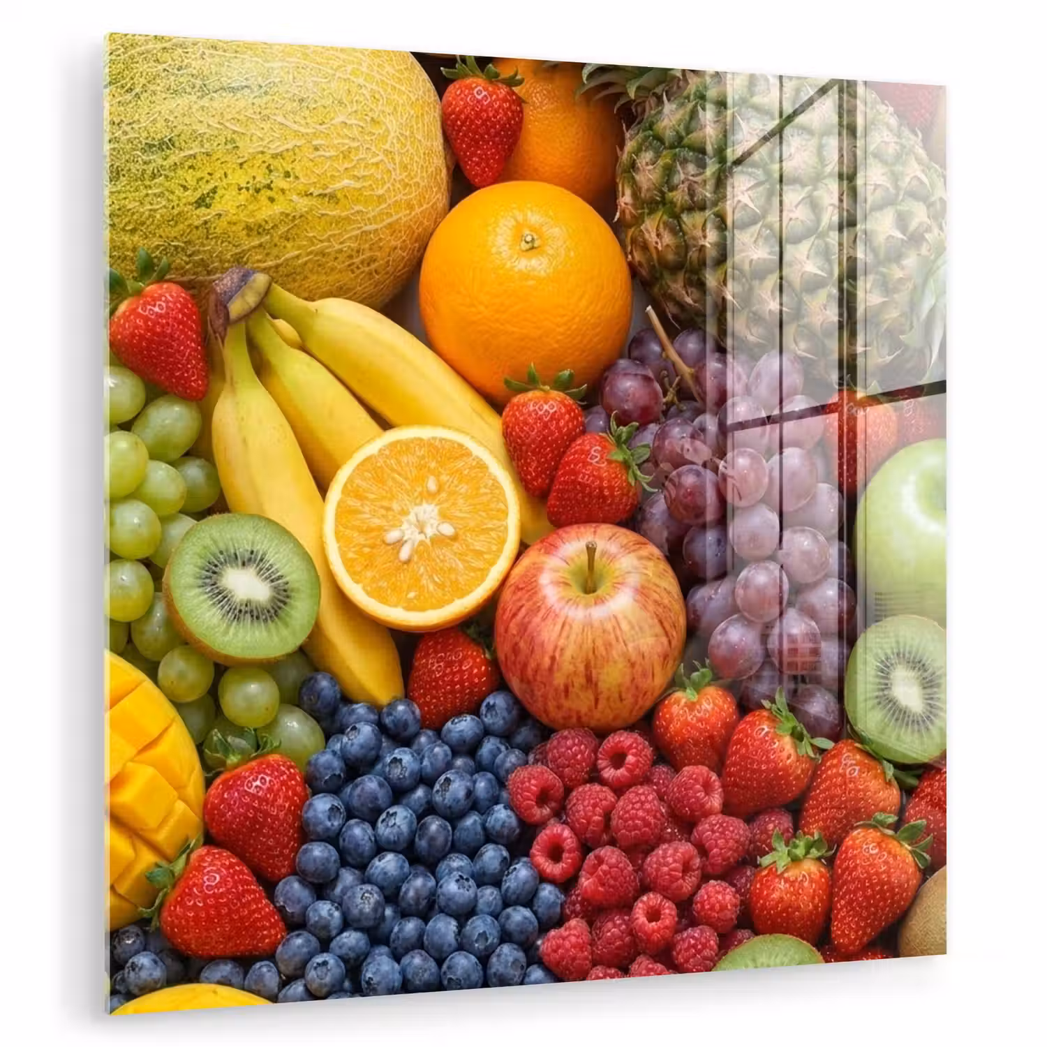 Eten - Fruit - Vers - Kleurrijk - Voeding plexiglas 5mm klein -zzzproduct_nieuw