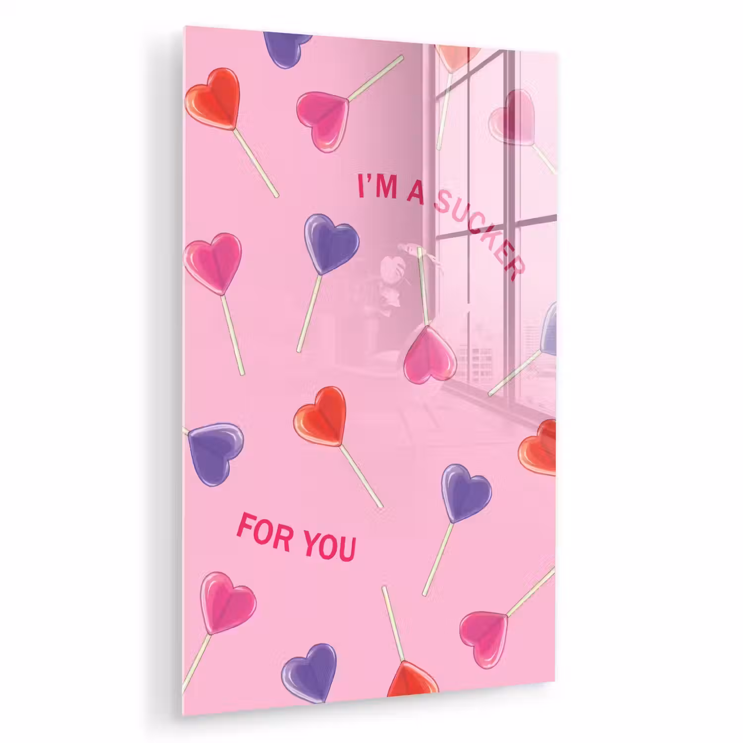 Lolly - Valentijn - Illustratie - Snoep plexiglas 5mm klein -zzzproduct_nieuw