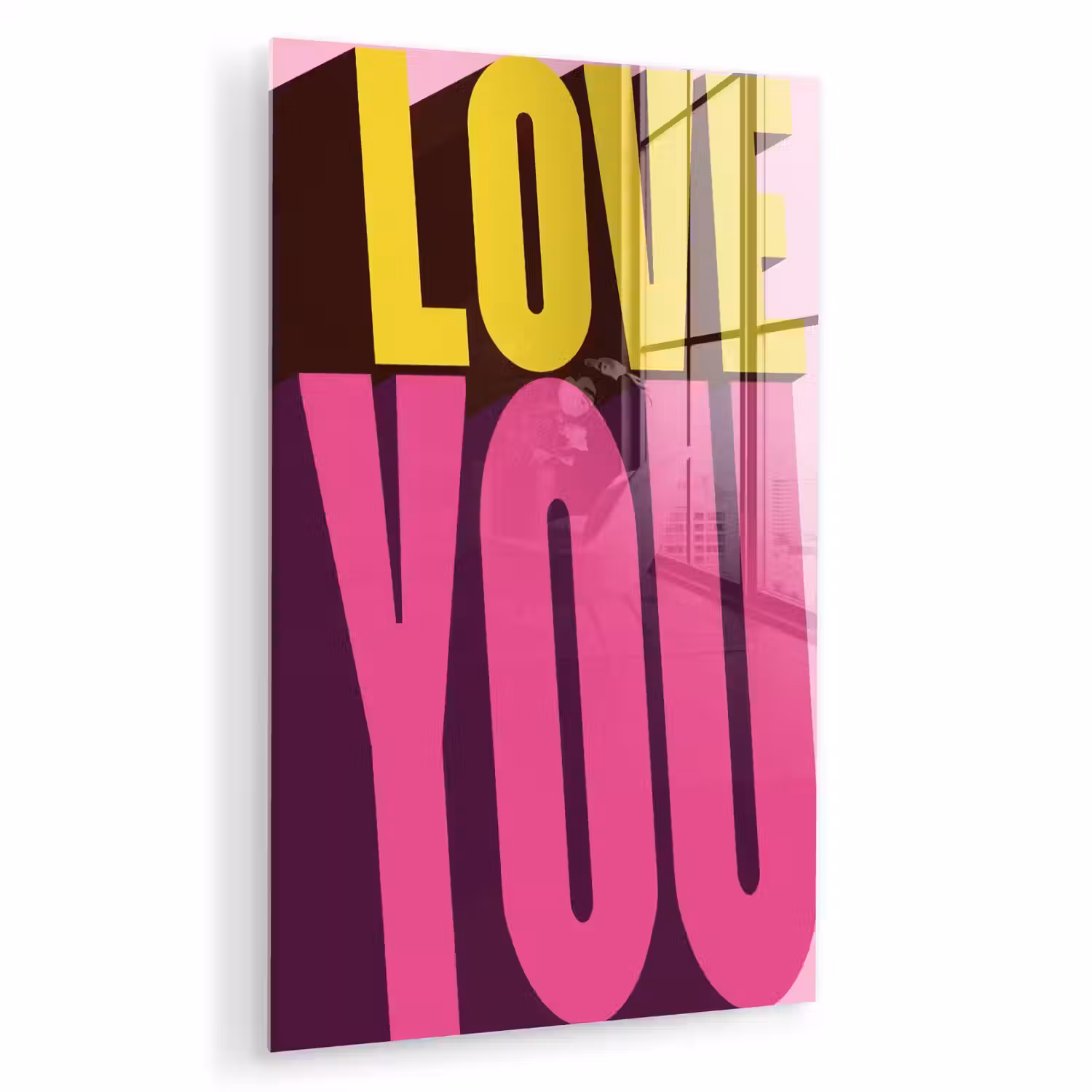Love - Tekst - Roze - Valentijn plexiglas 5mm klein -zzzproduct_nieuw