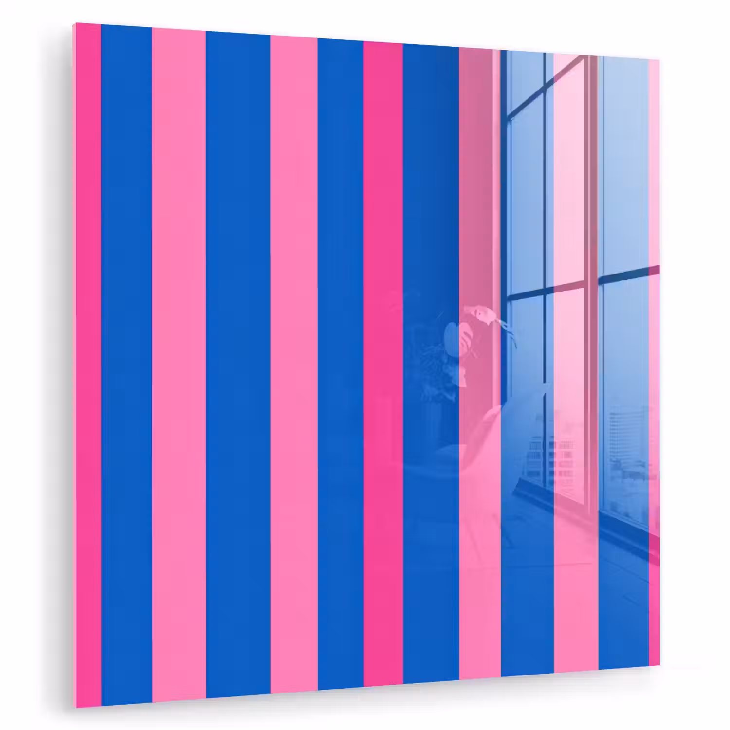 Modern - Optisch - Roze plexiglas 5mm klein 11 -zzzproduct_nieuw
