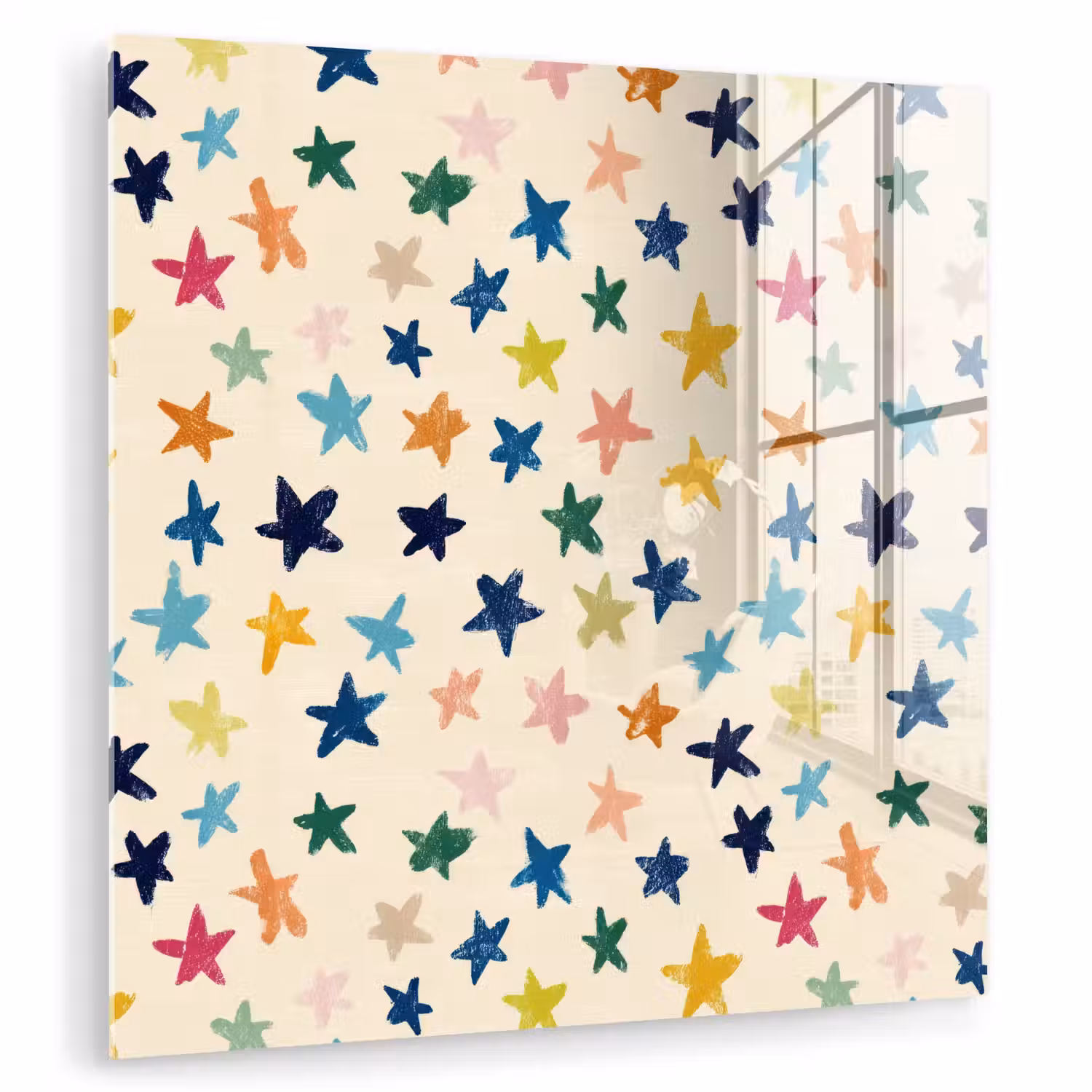 Patroon - Sterren - Kleurrijk plexiglas 5mm klein 11 -zzzproduct_nieuw
