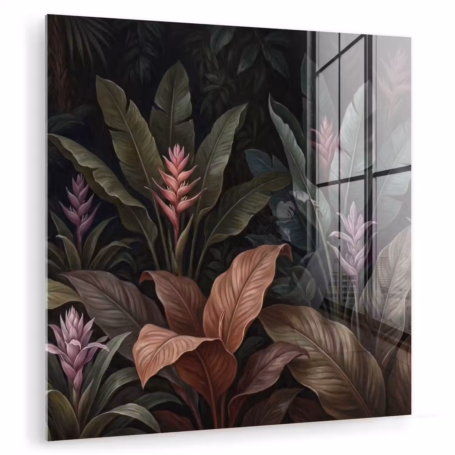 Planten - Tropisch - Jungle - Donker - Natuur plexiglas 5mm klein -zzzproduct_nieuw