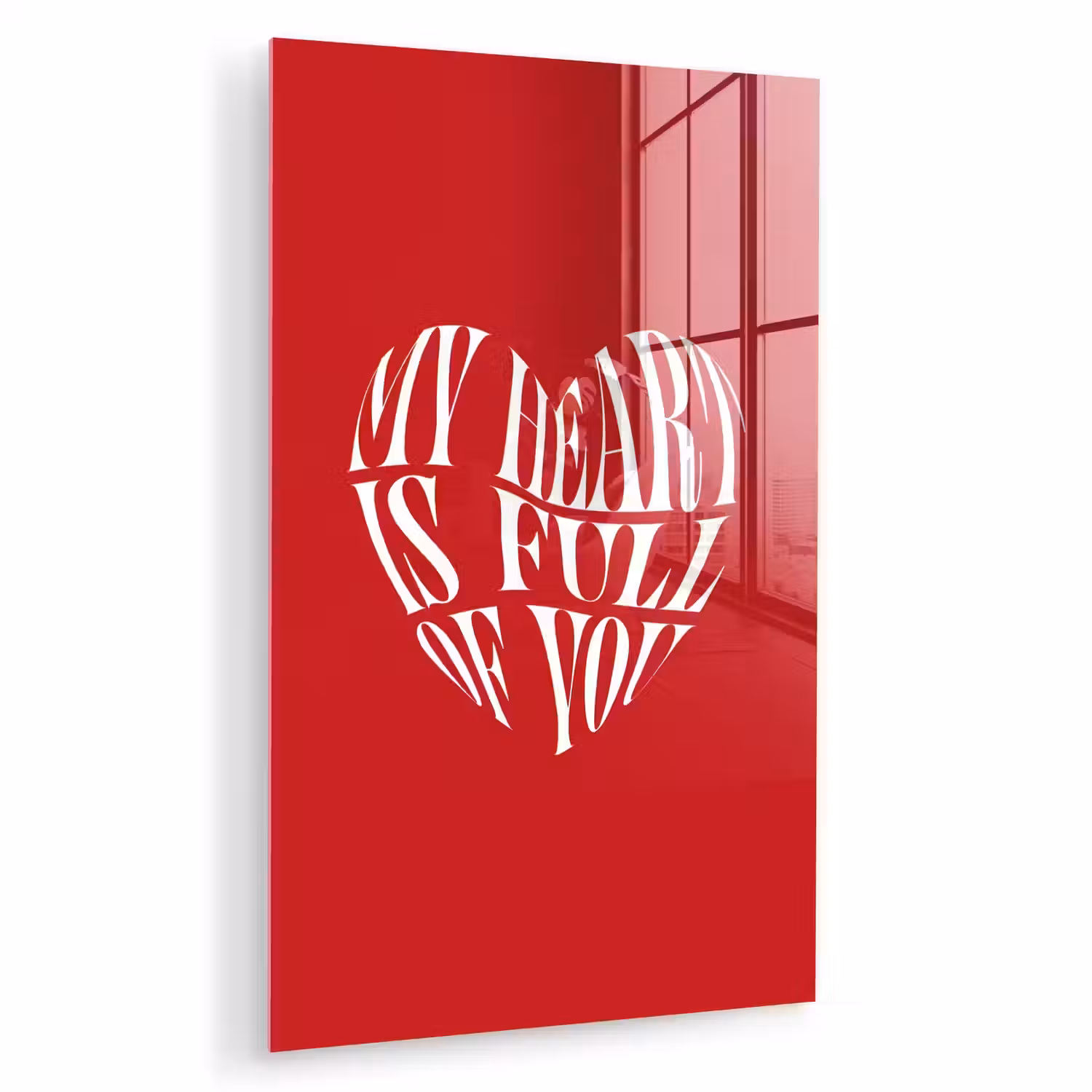 Rood - Hart- Tekst - Valentijn plexiglas 5mm klein -zzzproduct_nieuw