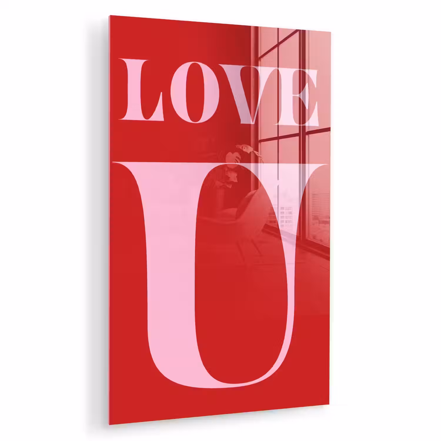 Rood - Love - Valentijn - Roze plexiglas 5mm klein -zzzproduct_nieuw