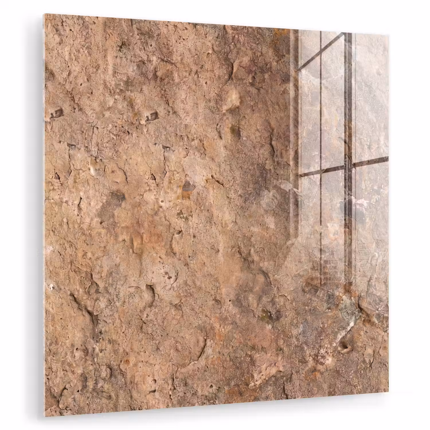 Steen - Natuur - Textuur - Abstract - Bruin plexiglas 5mm klein -zzzproduct_nieuw