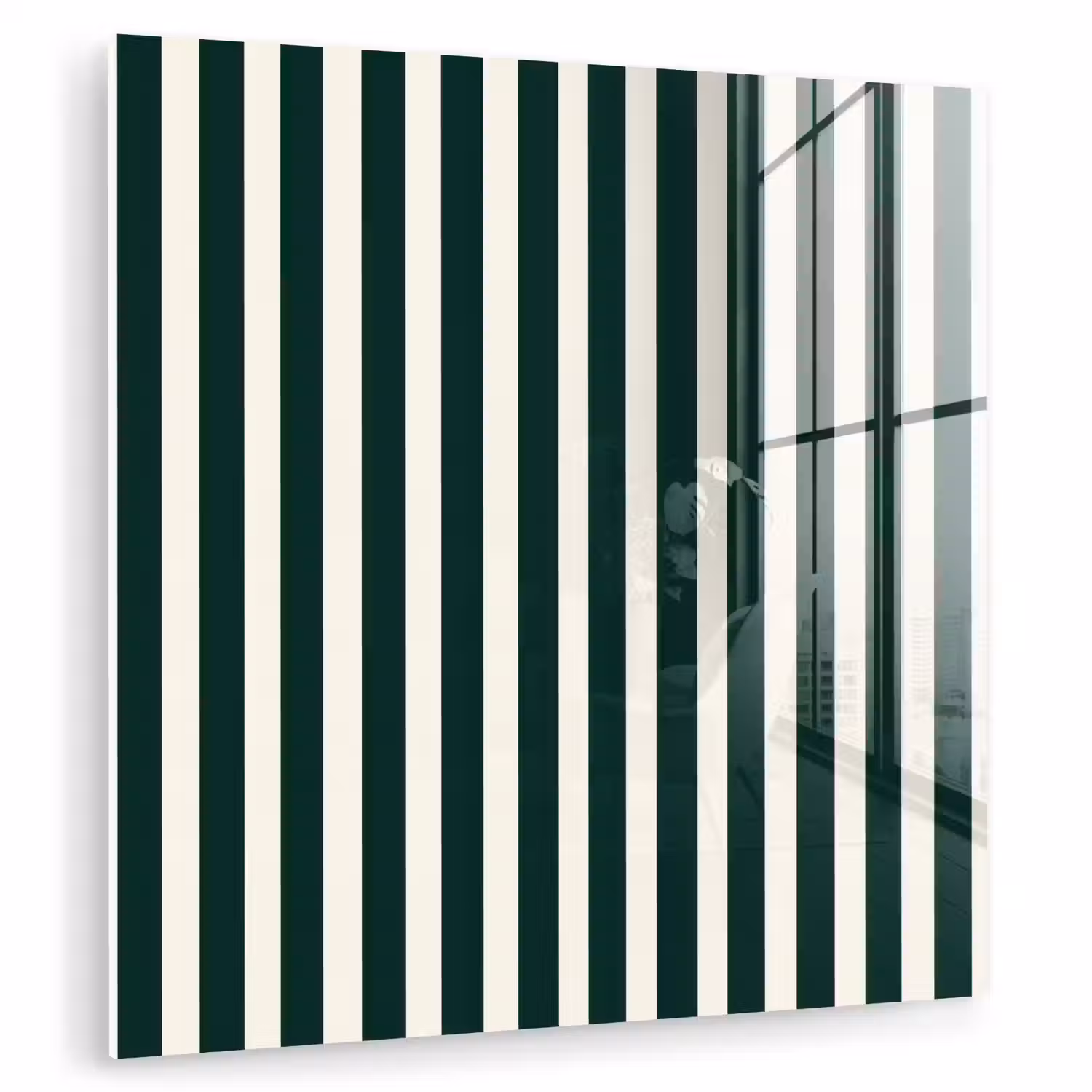 Strepen - Klassiek - Groen plexiglas 5mm klein 11 -zzzproduct_nieuw