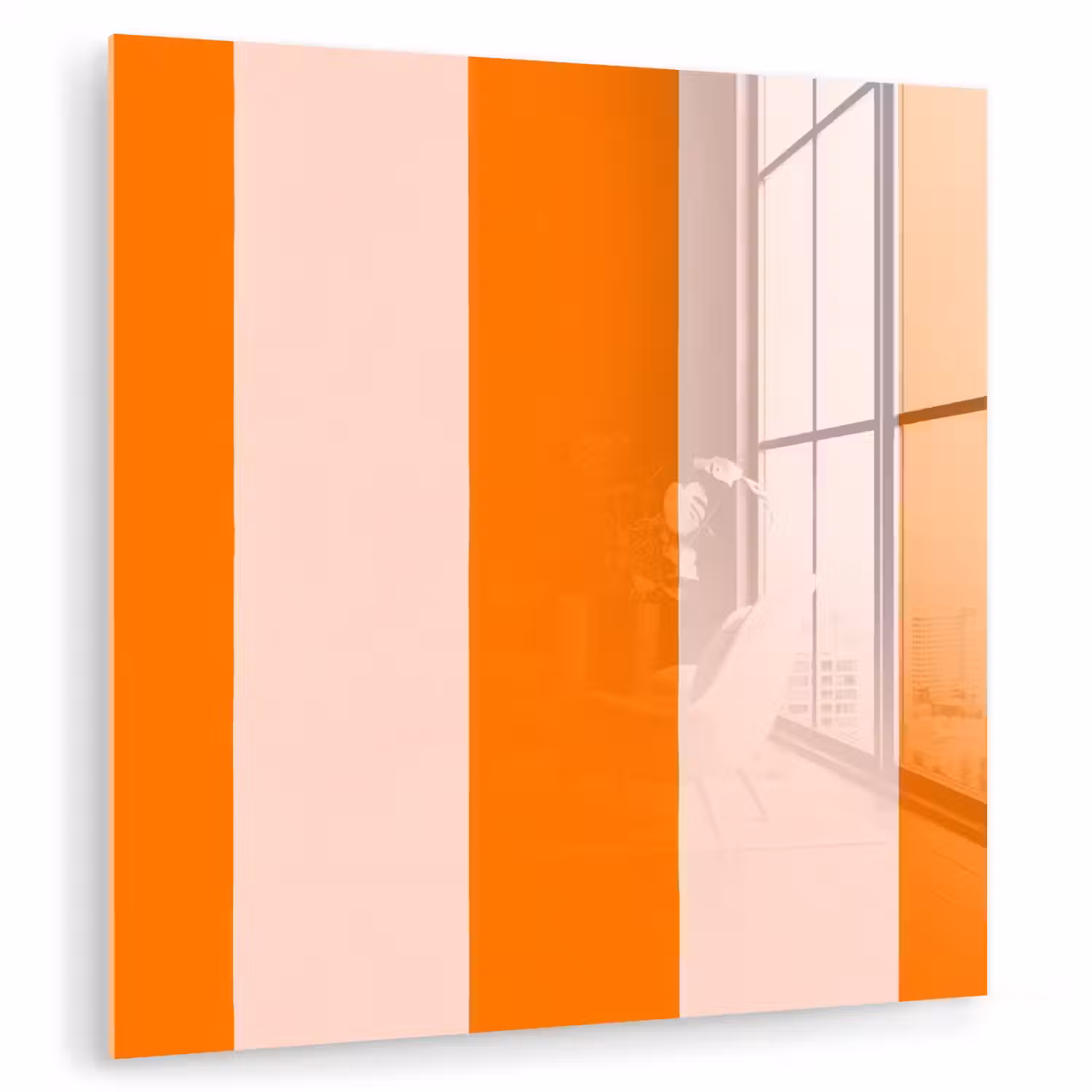 Strepen - Modern - Oranje plexiglas 5mm klein 11 -zzzproduct_nieuw