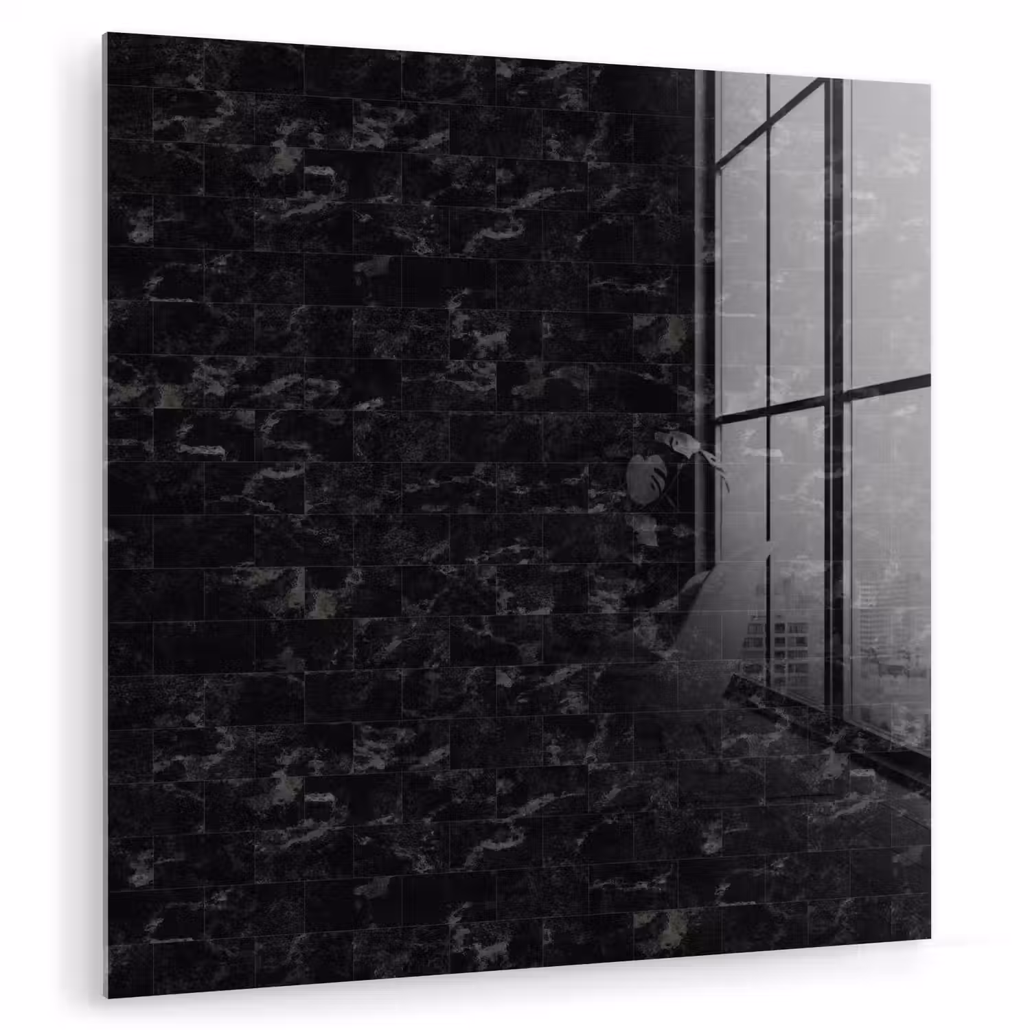 Tegels - Patroon - Marmer - Zwart plexiglas 5mm klein 11 -zzzproduct_nieuw