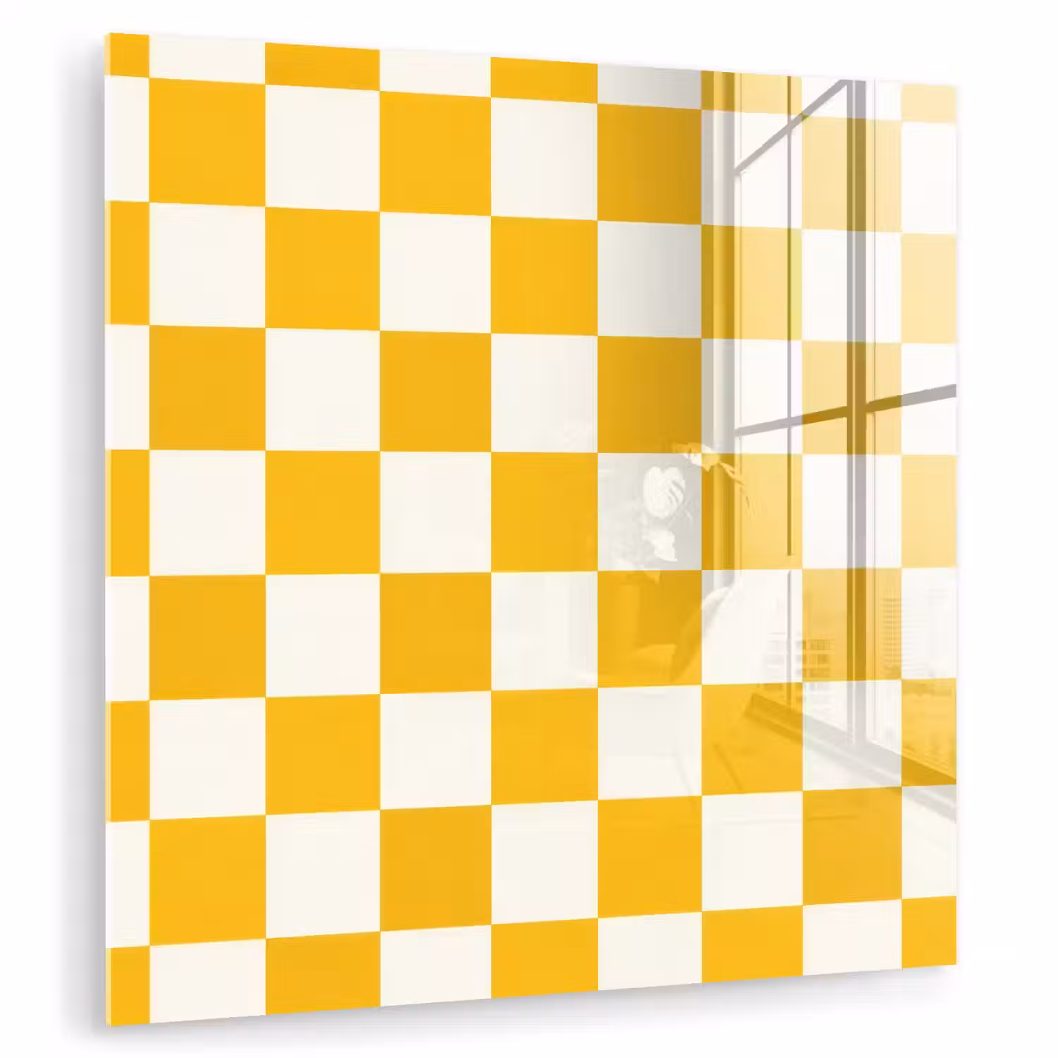Traditioneel - Patroon - Geel plexiglas 5mm klein 11 -zzzproduct_nieuw