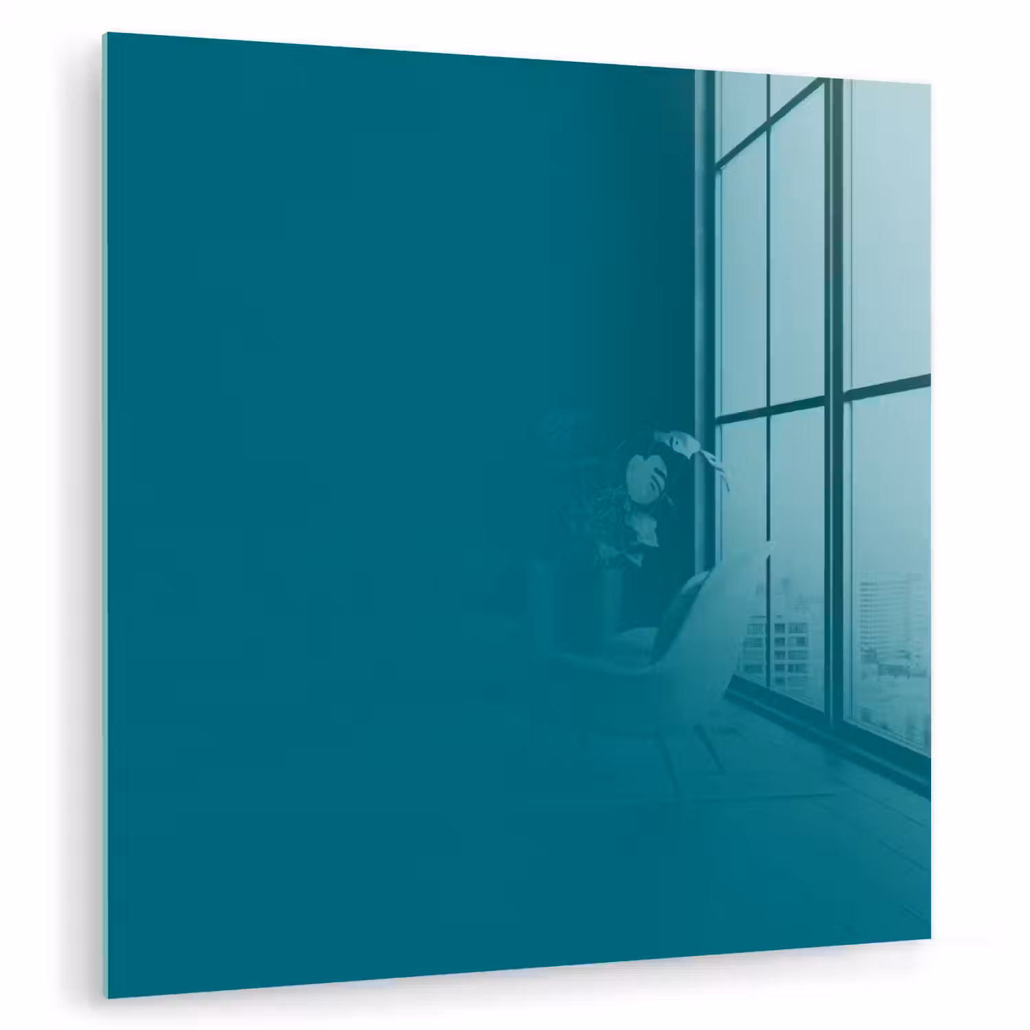 Tropical - Peacock - Blauw plexiglas 5mm klein 11 -zzzproduct_nieuw