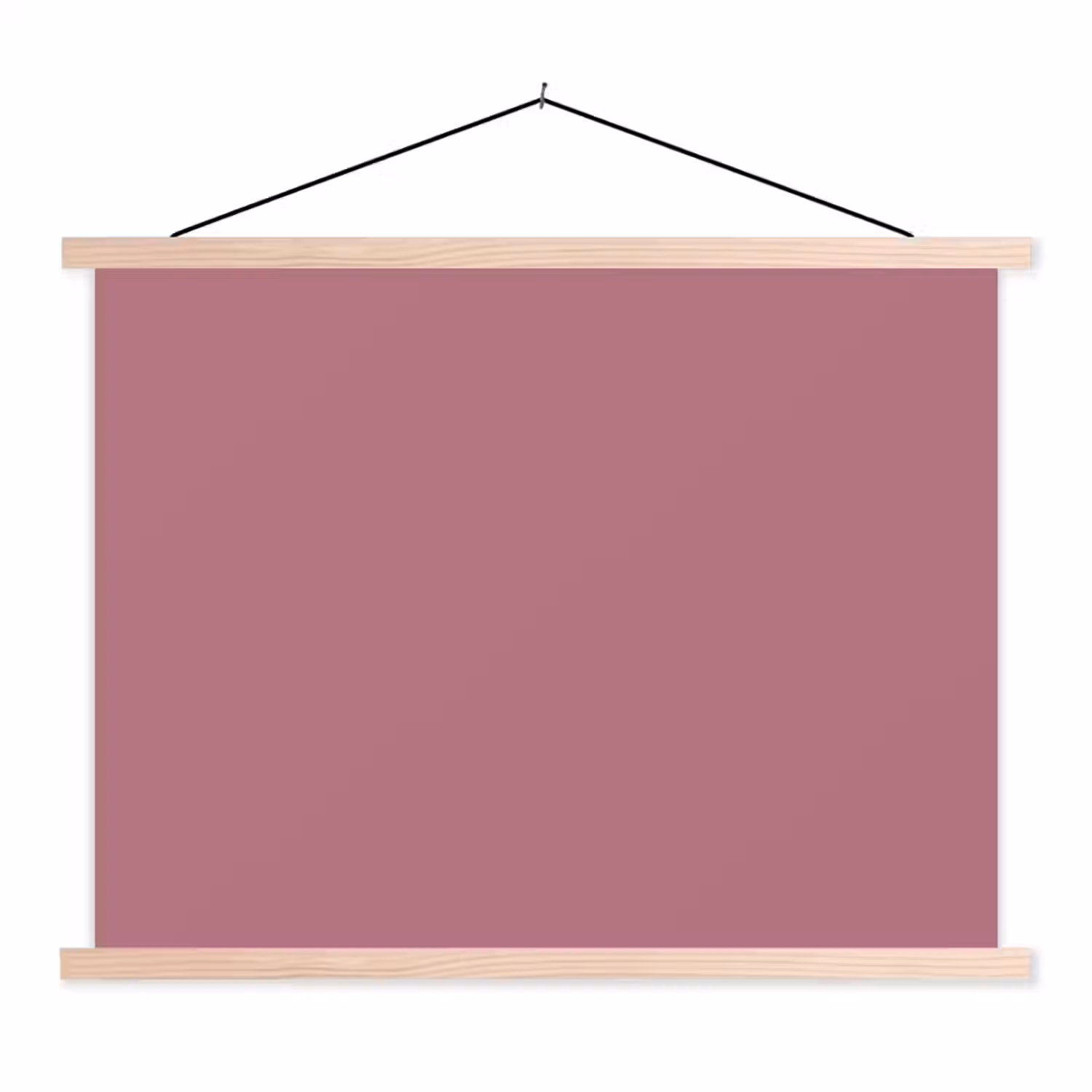 Antique - Mauve - Roze textielposter latten blank klein 122 -3d