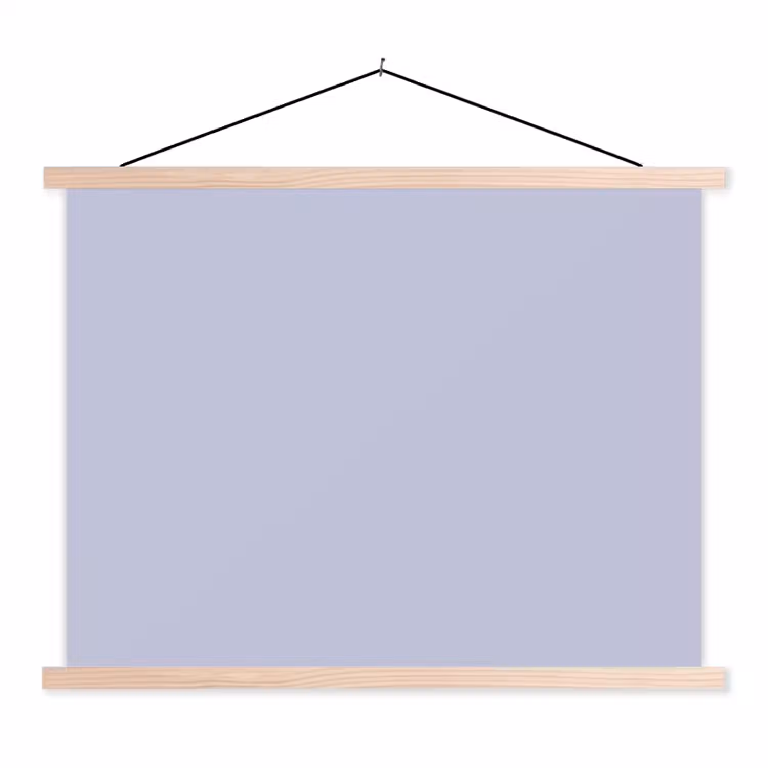 Chalky - Lavender - Paars textielposter latten blank klein 122 -3d