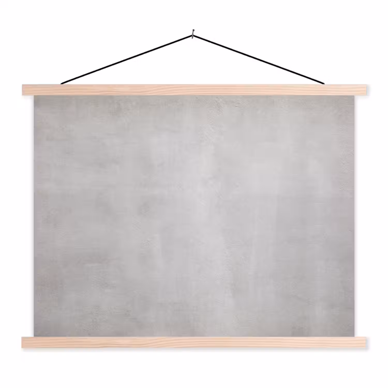 Beton - Grijs - Cement - Industrieel - Structuur textielposter latten blank klein -3d